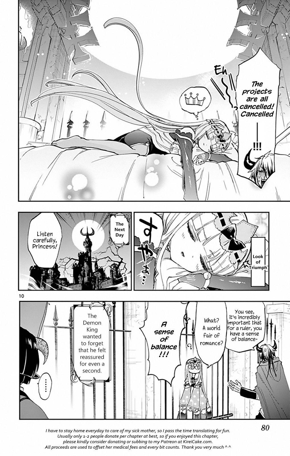 Maou-jou de Oyasumi Chapter 162 - Page 10 in English