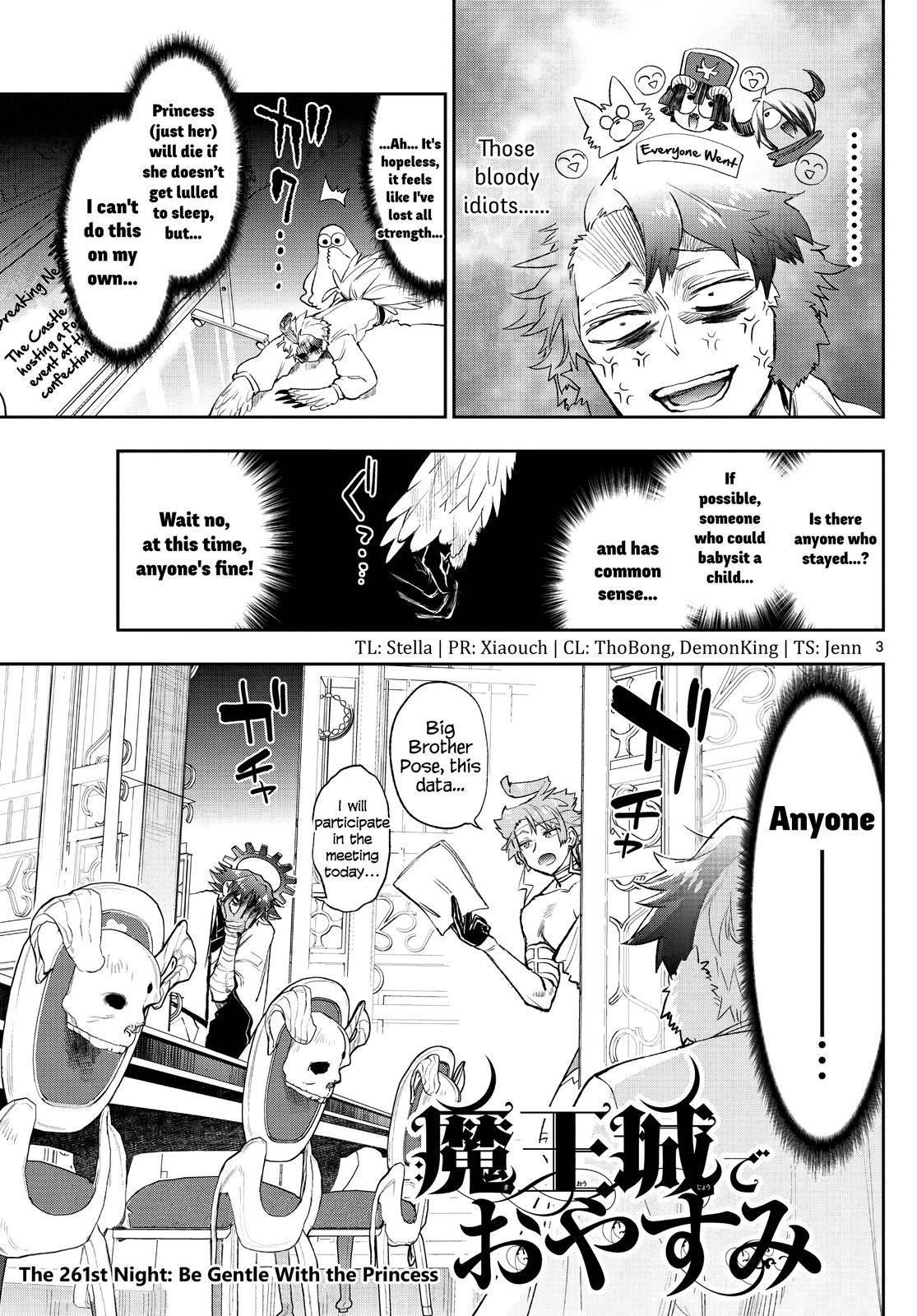 Maou-jou de Oyasumi Chapter 261 - Page 3 in English