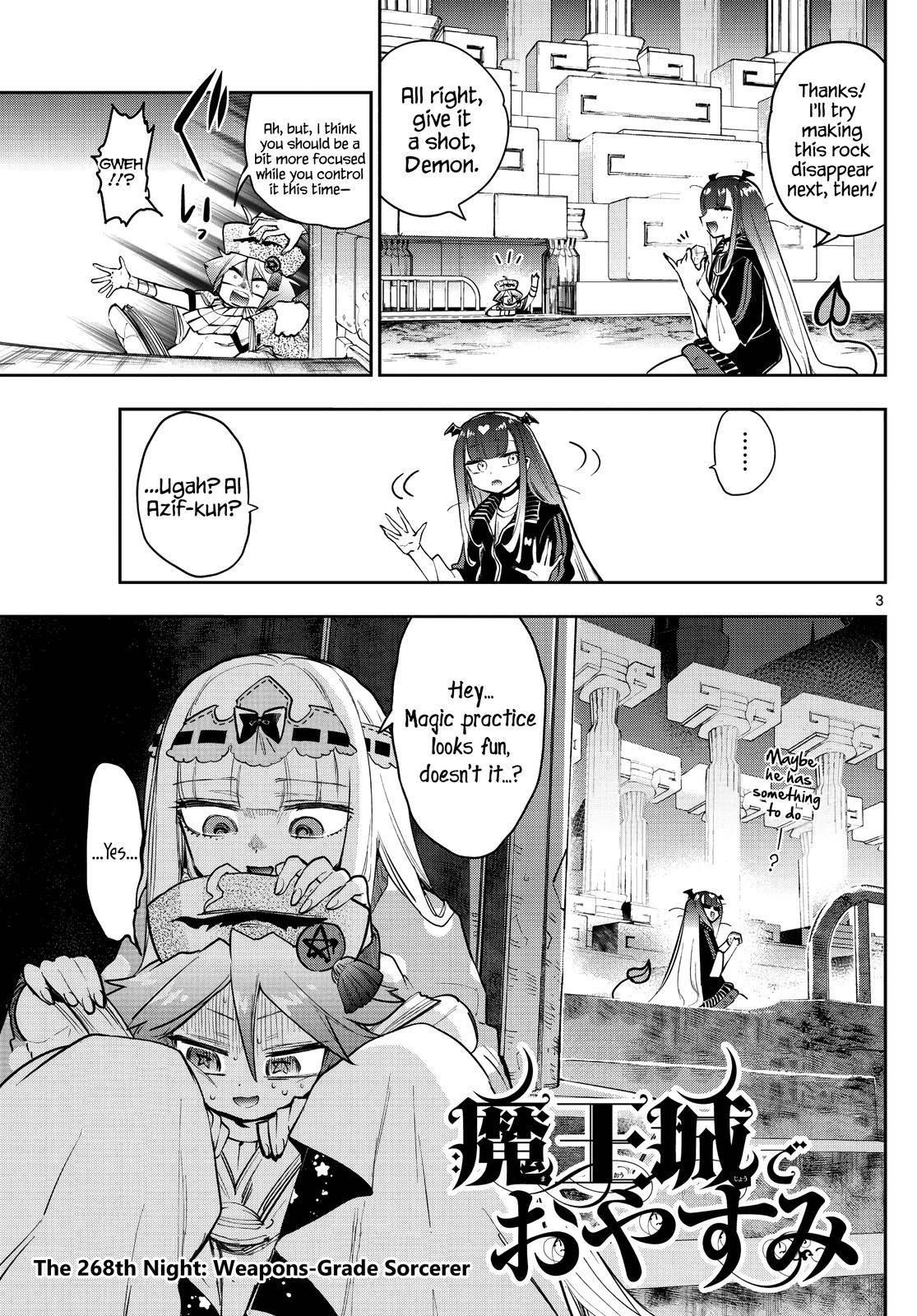 Maou-jou de Oyasumi Chapter 268 - Page 3 in English
