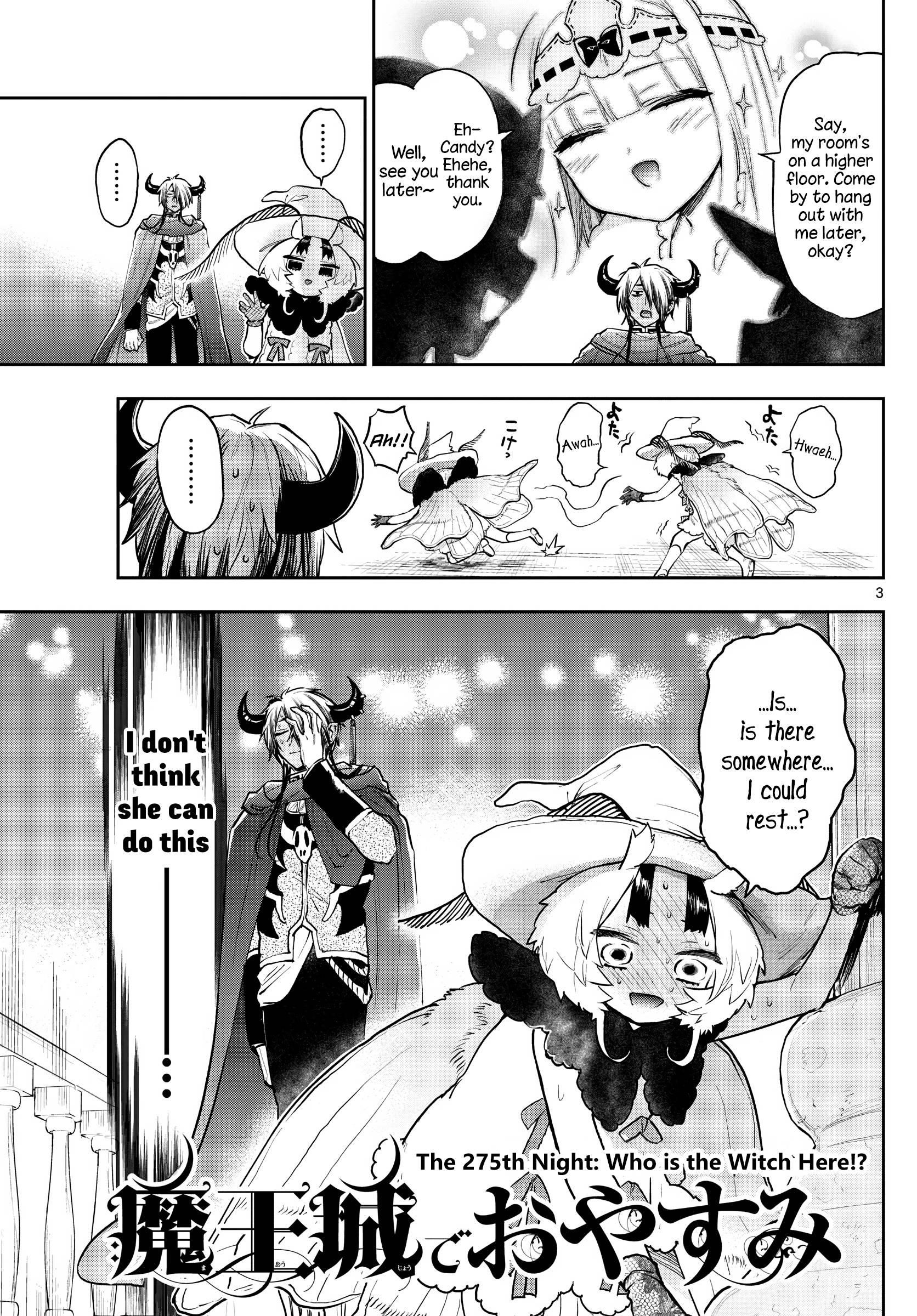 Maou-jou de Oyasumi Chapter 275 - Page 3 in English