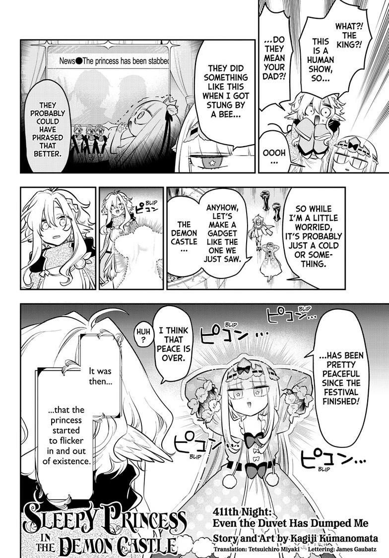 Maou-jou de Oyasumi Chapter 411 - Page 4 in English