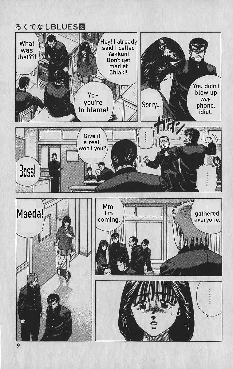 Rokudenashi Blues Chapter 339 - Page 11 in English