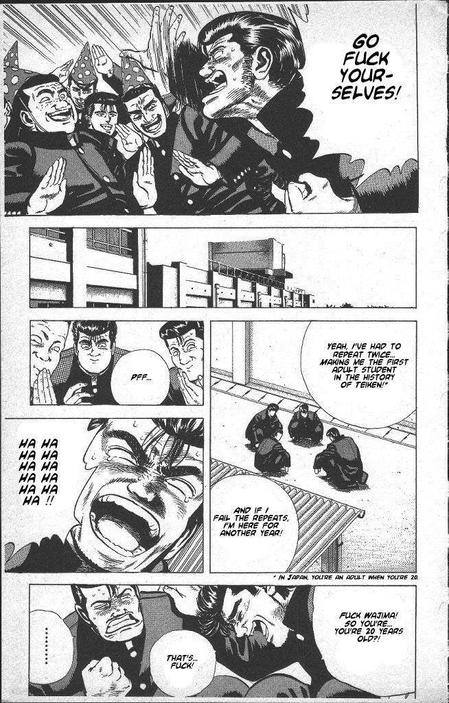 Rokudenashi Blues Chapter 35 - Page 4 in English
