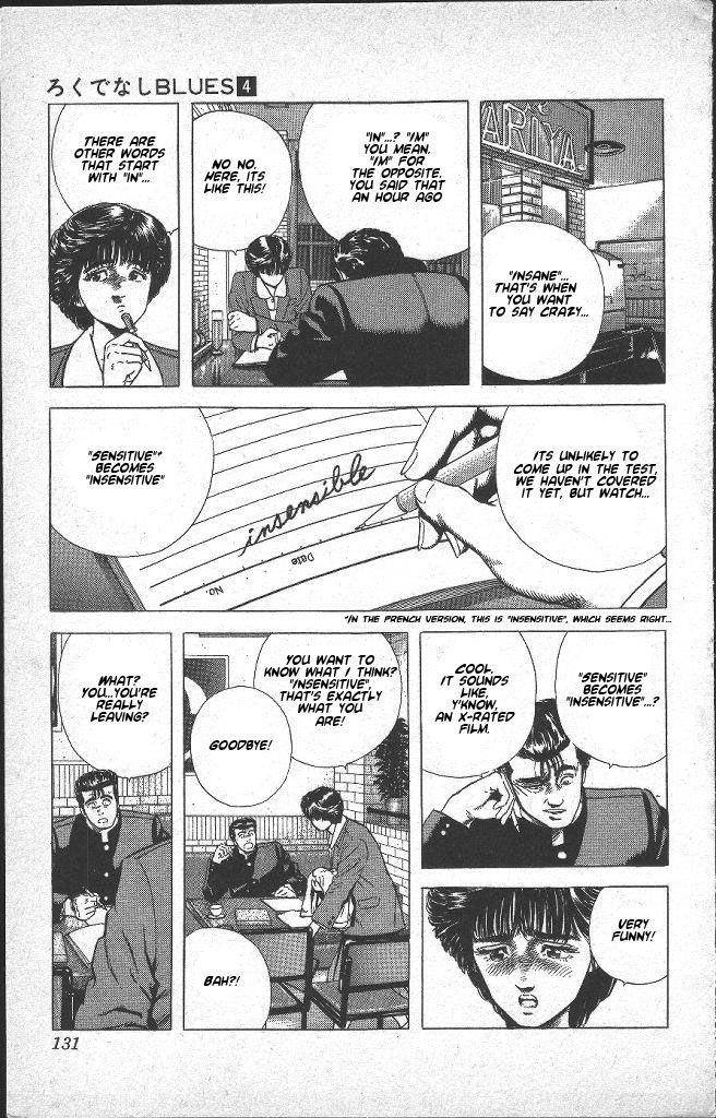 Rokudenashi Blues Chapter 35 - Page 8 in English