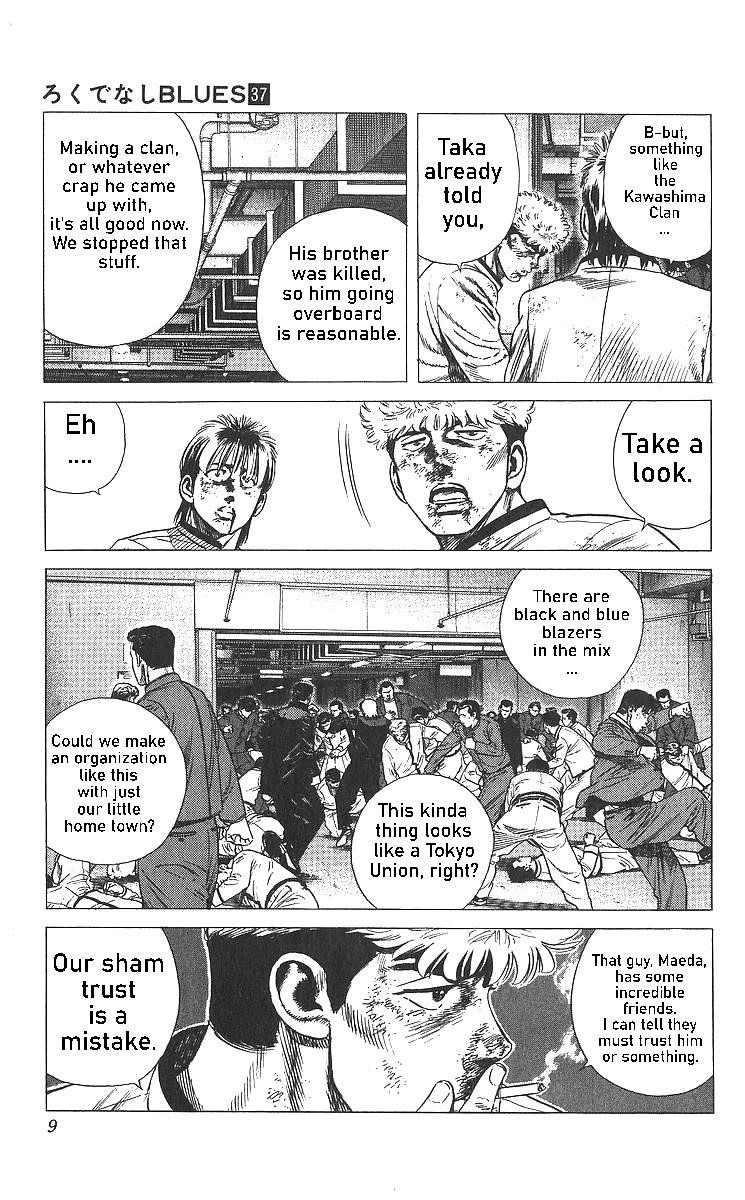 Rokudenashi Blues Chapter 359 - Page 11 in English