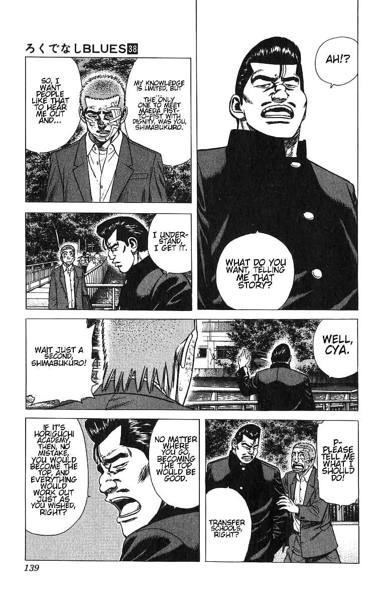 Rokudenashi Blues Chapter 375 - Page 11 in English