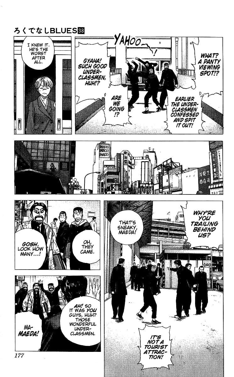 Rokudenashi Blues Chapter 377 - Page 12 in English