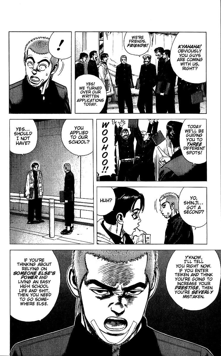 Rokudenashi Blues Chapter 377 - Page 13 in English