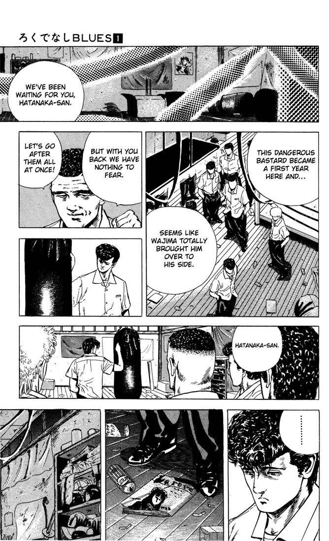 Rokudenashi Blues Chapter 6 - Page 13 in English