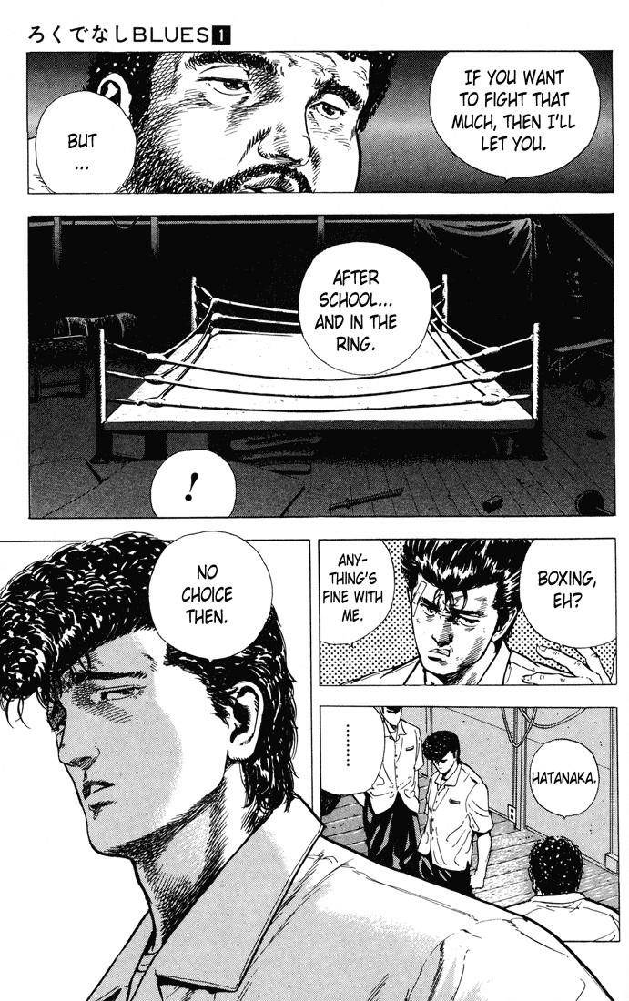 Rokudenashi Blues Chapter 7 - Page 18 in English