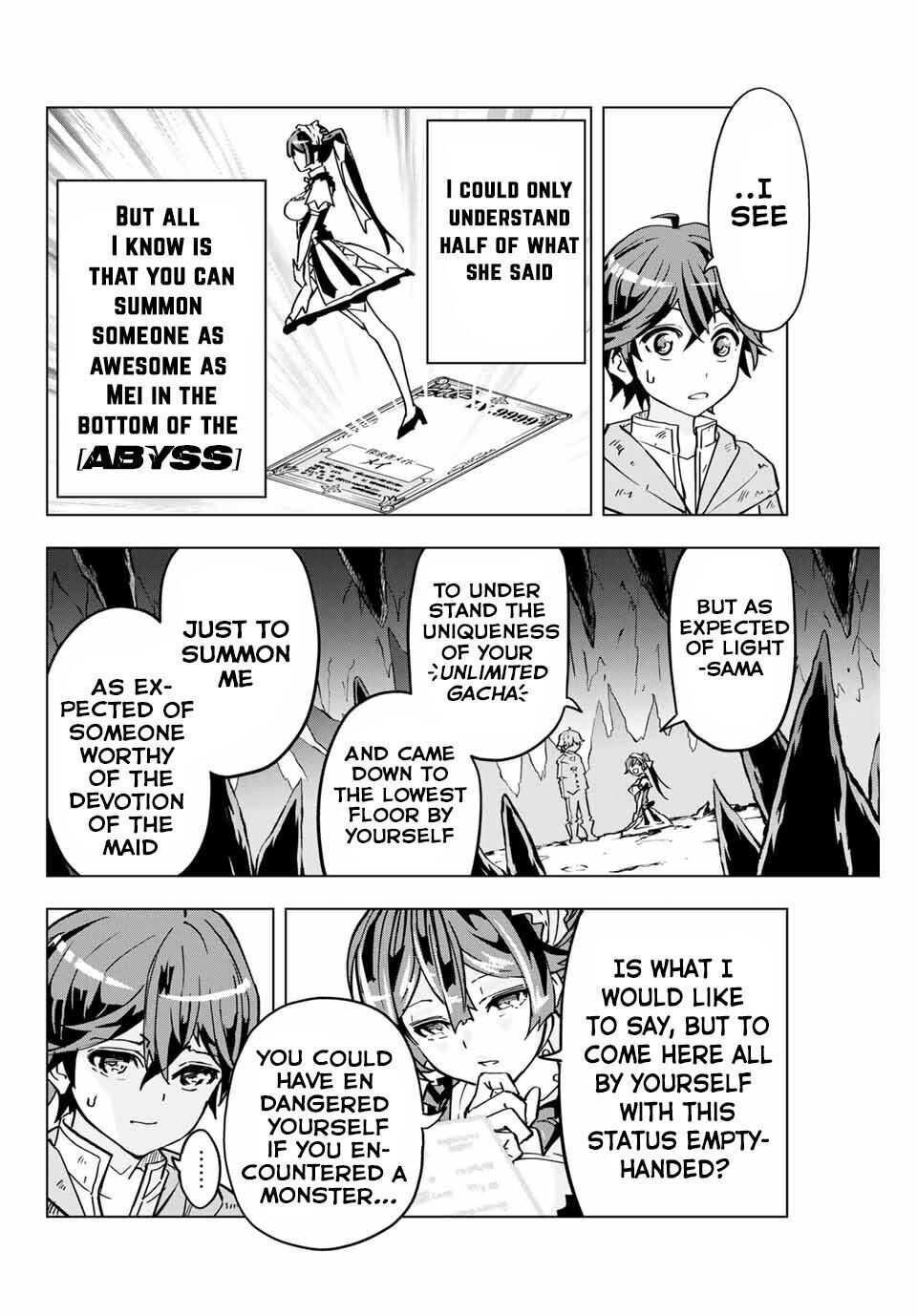 My Gift LVL 9999 Unlimited Gacha Chapter 2 - Page 12 in English
