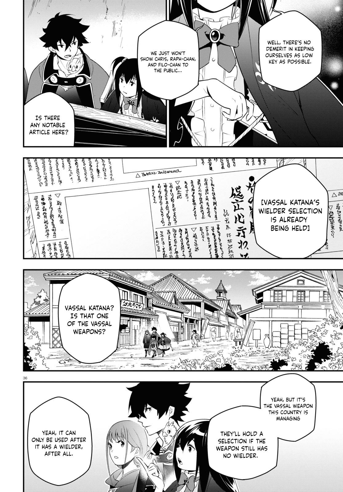 The Rising Of The Shield Hero Chapter 72 - Page 36 in English