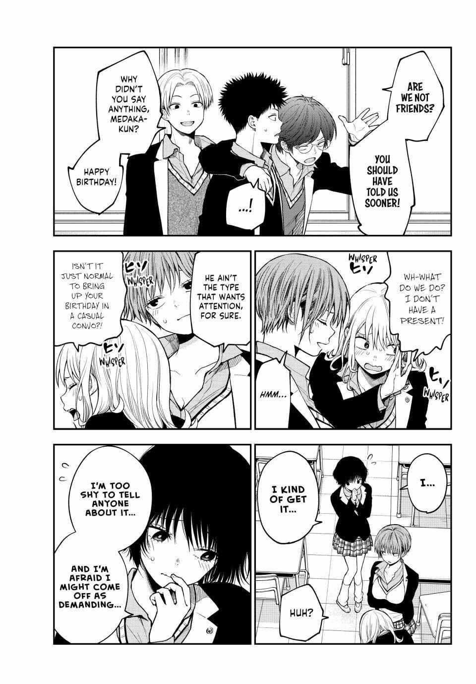 My Cuteness Isn’t Understood By Kuroiwa Medaka Chapter 141 - Page 4 in English