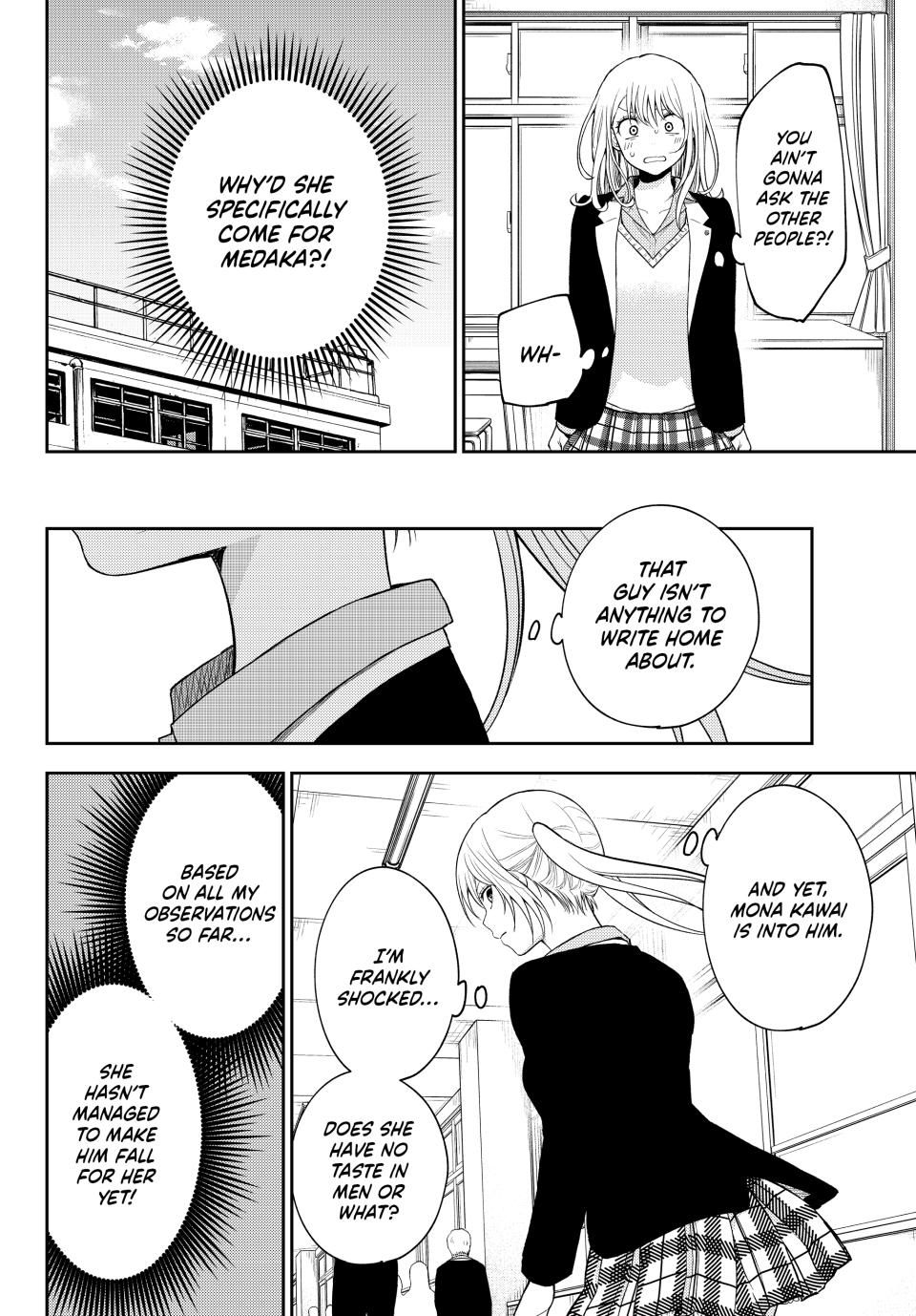 My Cuteness Isn’t Understood By Kuroiwa Medaka Chapter 163 - Page 6 in English
