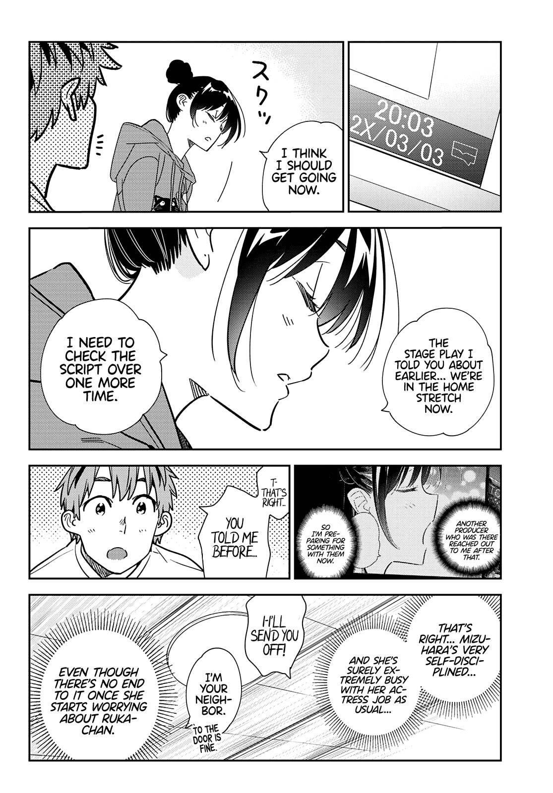 Kanojo, Okarishimasu Chapter 242 - Page 12 in English