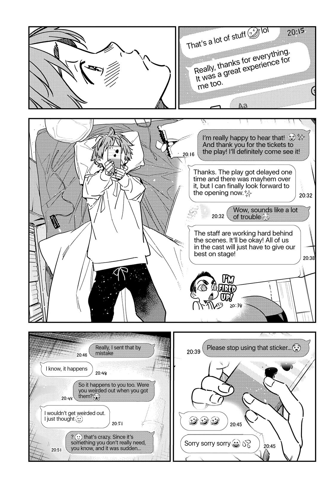 Kanojo, Okarishimasu Chapter 244 - Page 15 in English