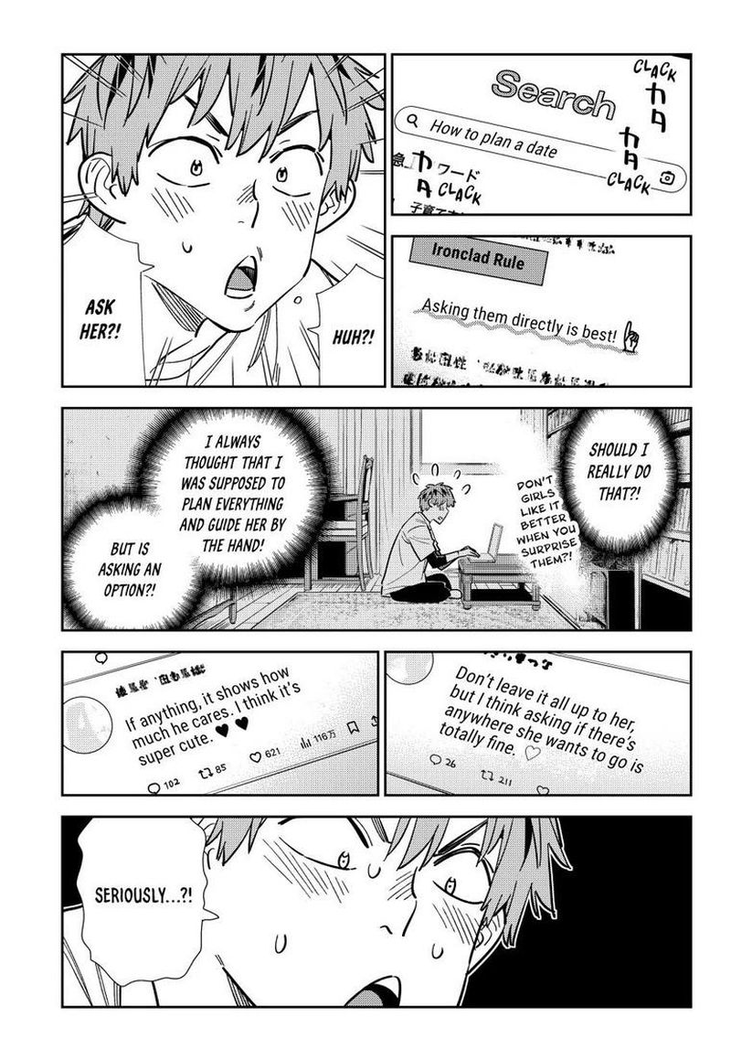Kanojo, Okarishimasu Chapter 321 - Page 11 in English