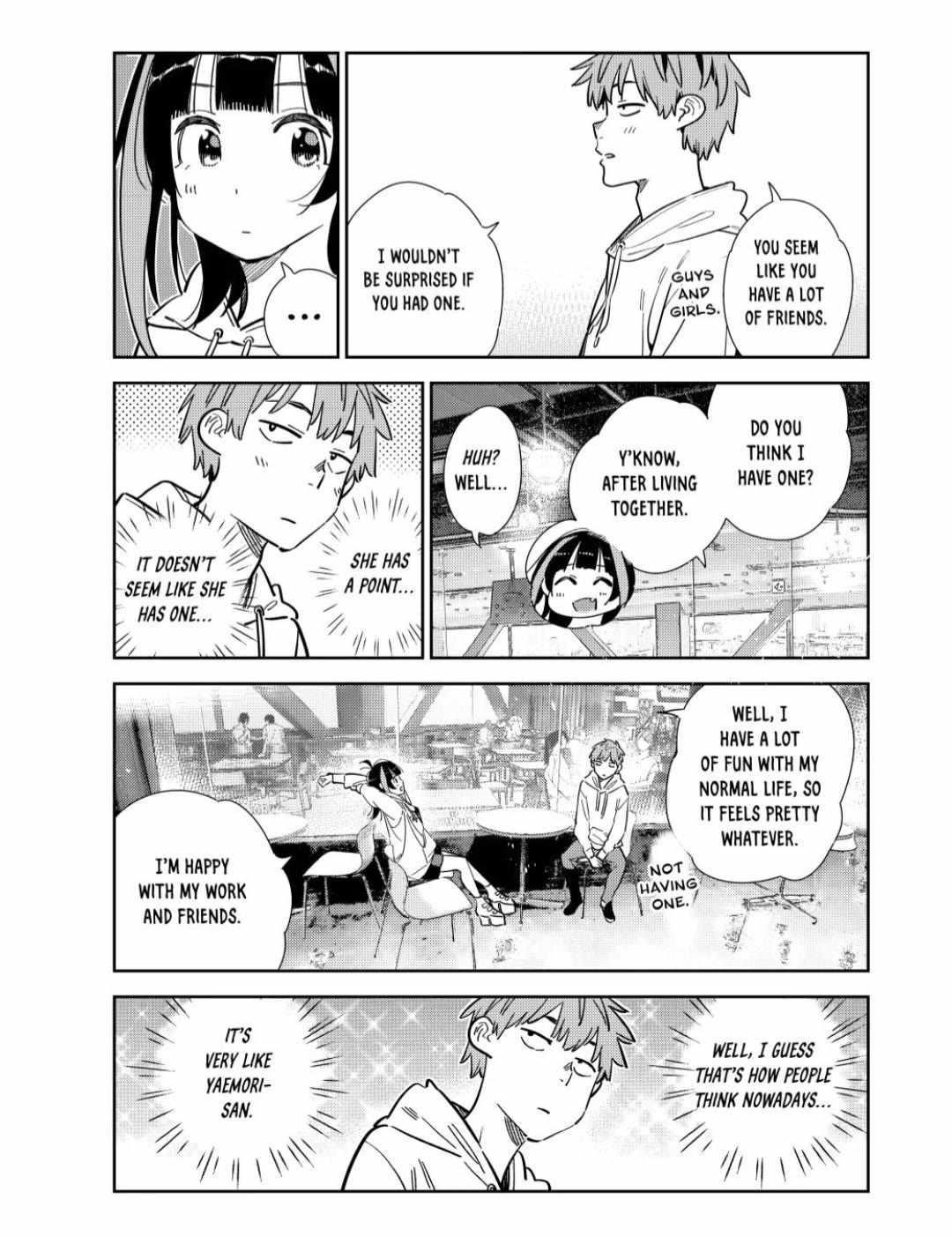 Kanojo, Okarishimasu Chapter 341 - Page 15 in English