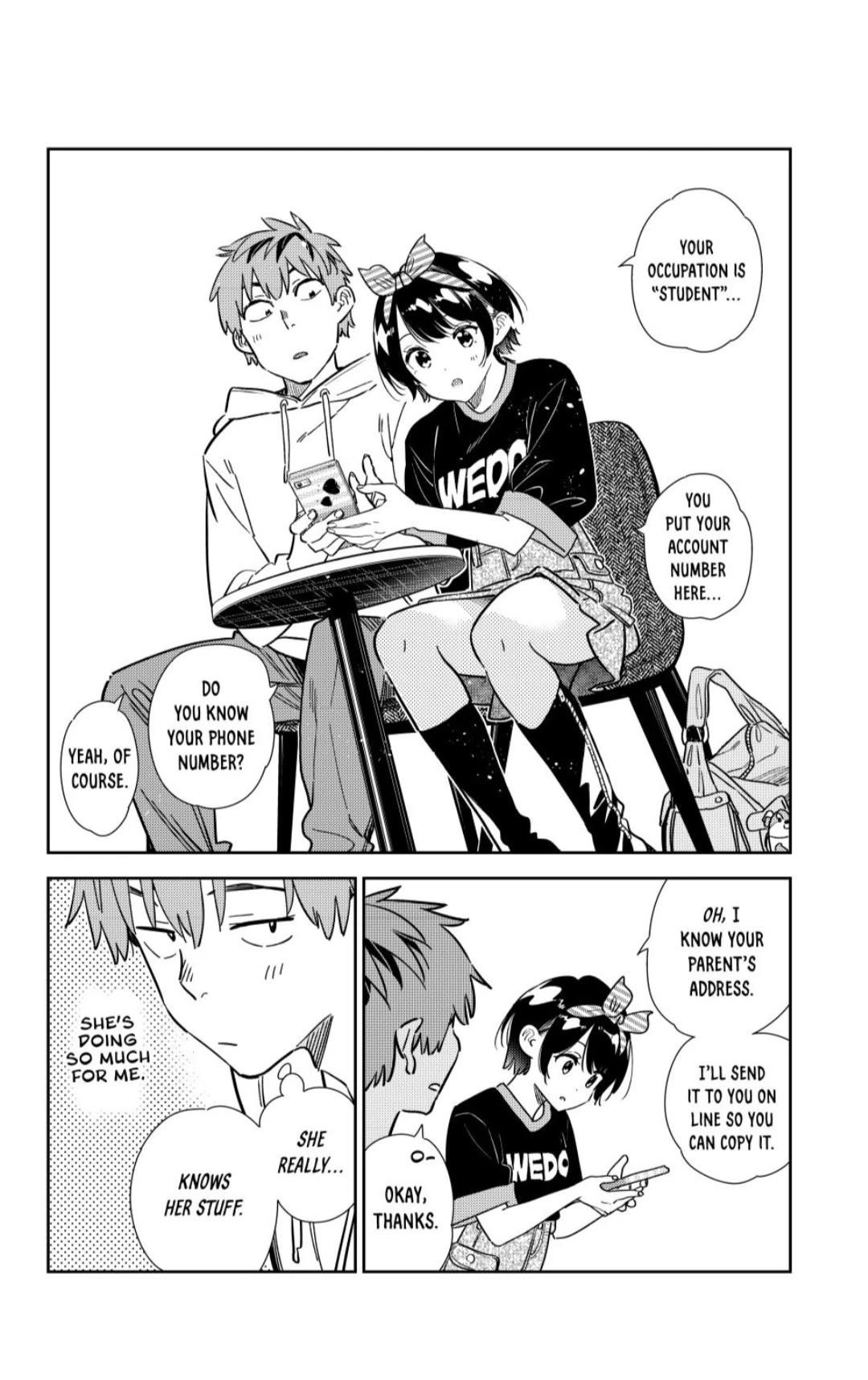 Kanojo, Okarishimasu Chapter 347 - Page 10 in English