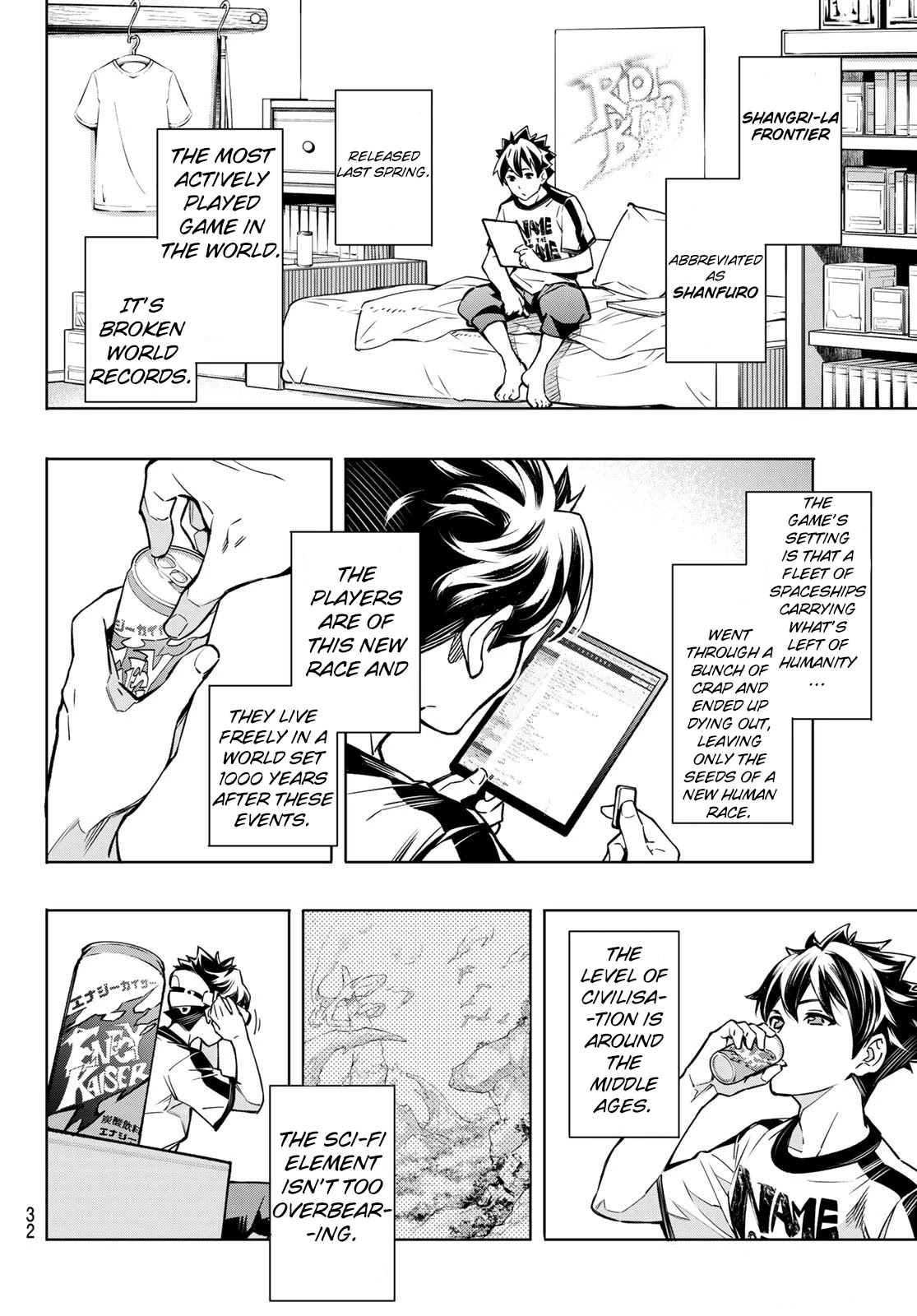 Shangri-La Frontier Chapter 1 - Page 18 in English