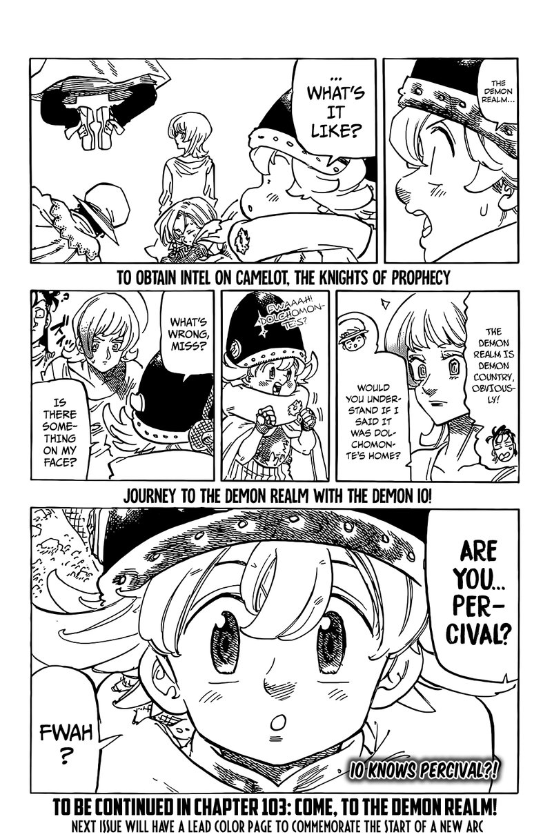 Mokushiroku no Yonkishi Chapter 102 - Page 19 in English