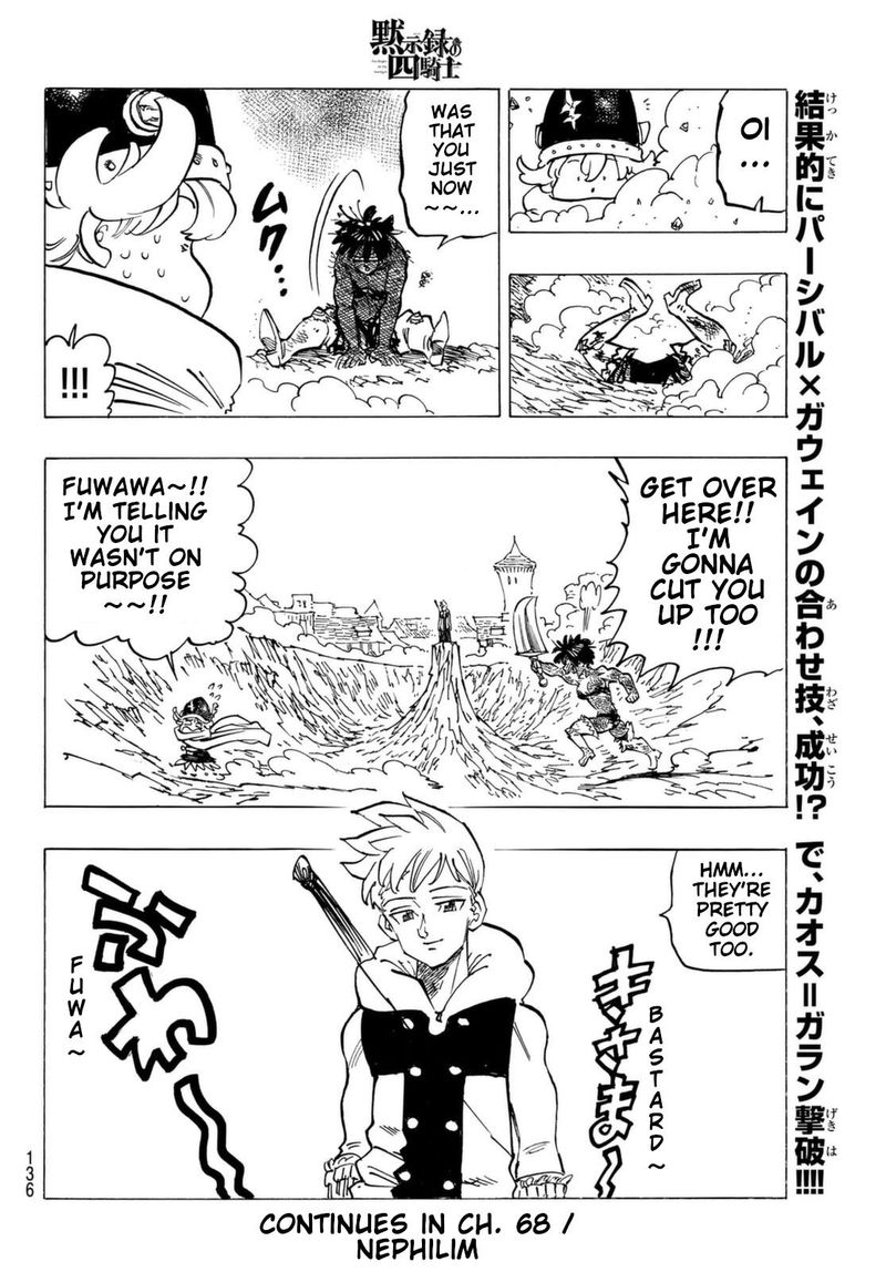 Mokushiroku no Yonkishi Chapter 67 - Page 20 in English
