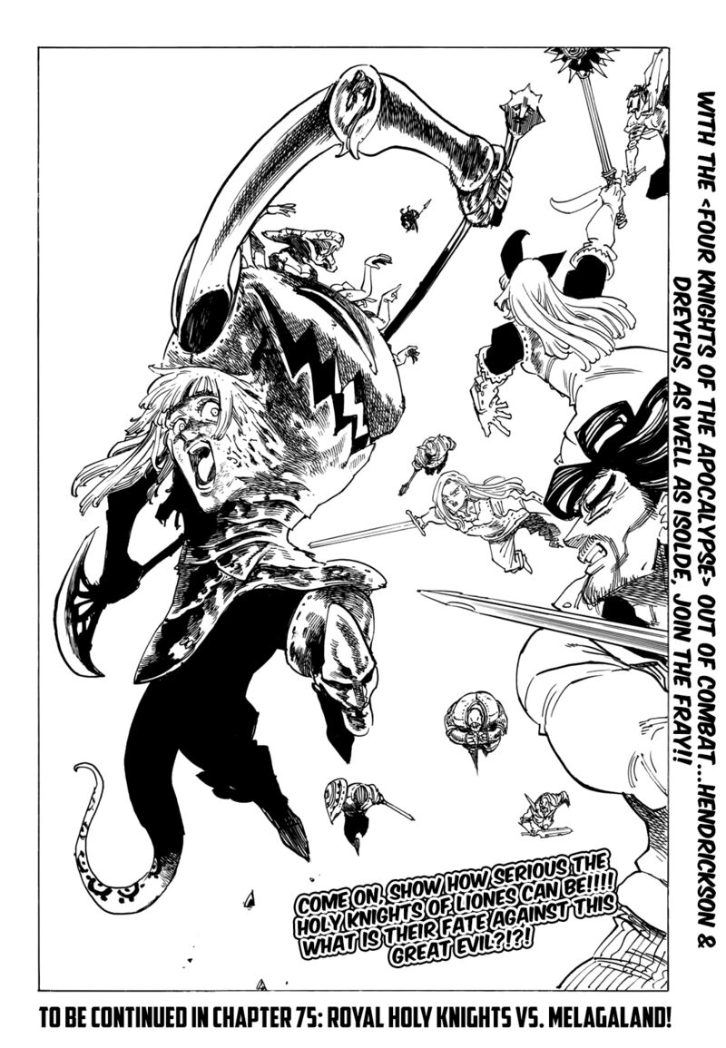 Mokushiroku no Yonkishi Chapter 74 - Page 20 in English