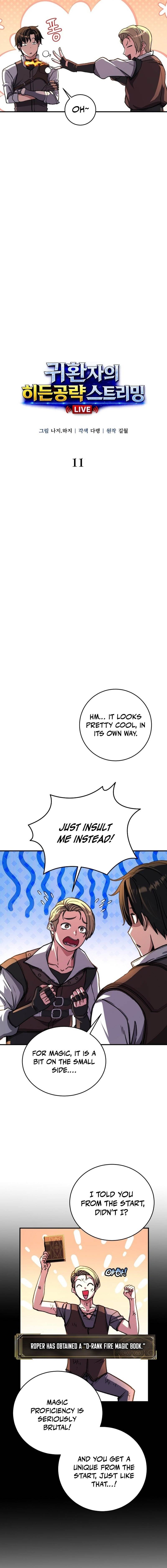 Returnee’s Hidden Strategy Streaming Chapter 11 - Page 4 in English