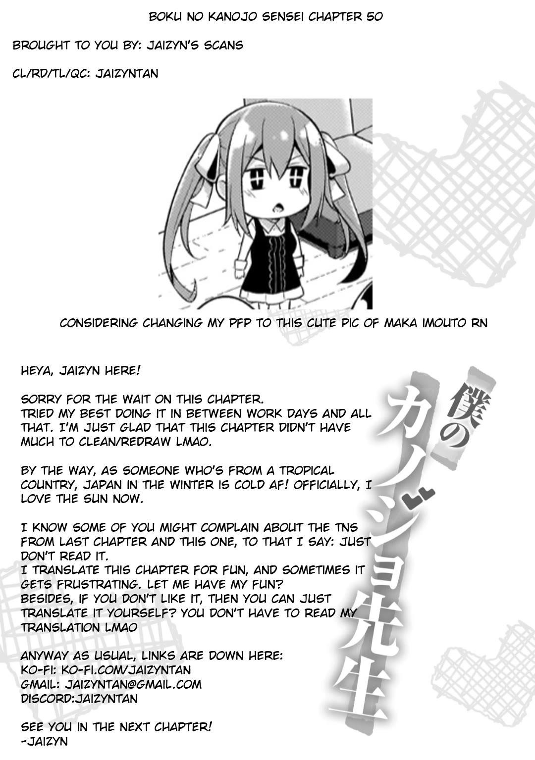 Boku No Kanojo Sensei Chapter 50 - Page 34 in English