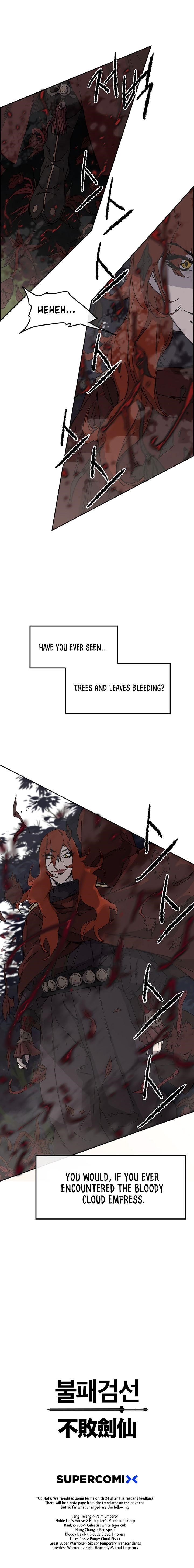 The Undefeatable Swordsman Chapter 24 - Page 15 in English