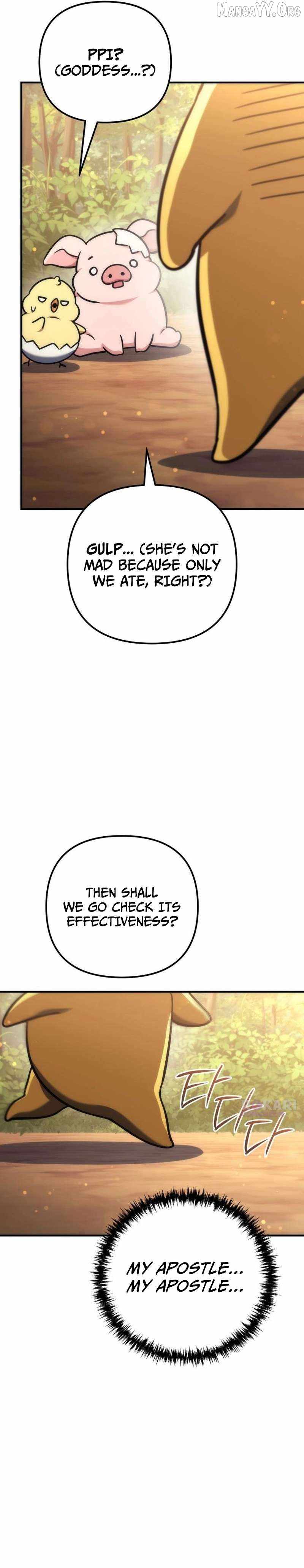 Goddess of Abundance and the Genius Rogue Apostle Chapter 33 - Page 38 in English