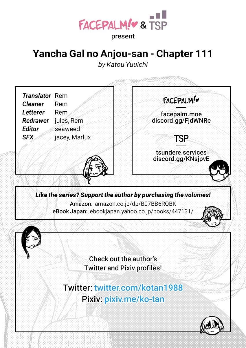 Yancha Gal no Anjou-san Chapter 111 - Page 14 in English