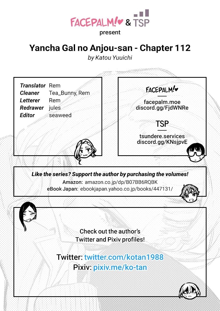 Yancha Gal no Anjou-san Chapter 112 - Page 14 in English