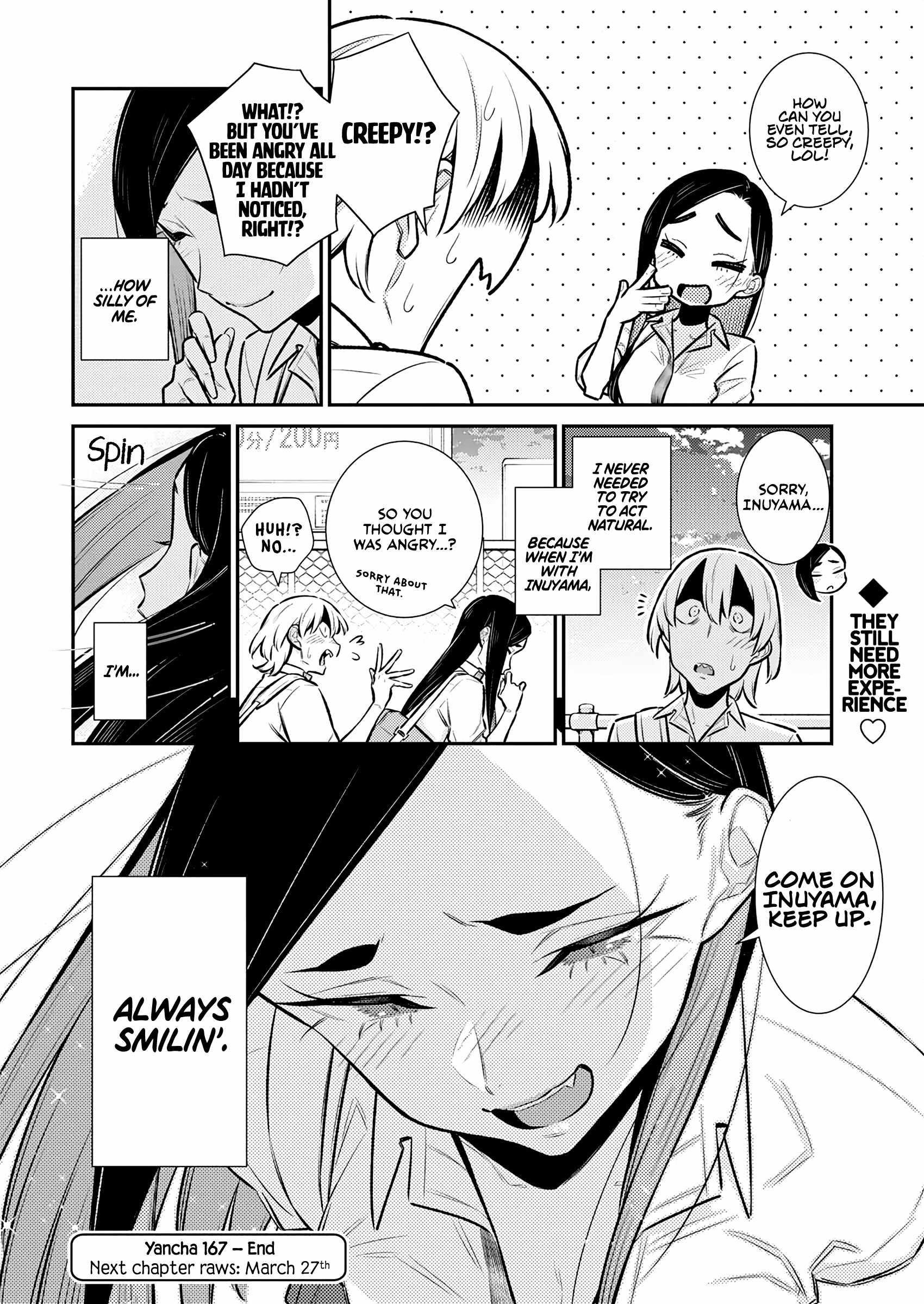 Yancha Gal no Anjou-san Chapter 167 - Page 14 in English