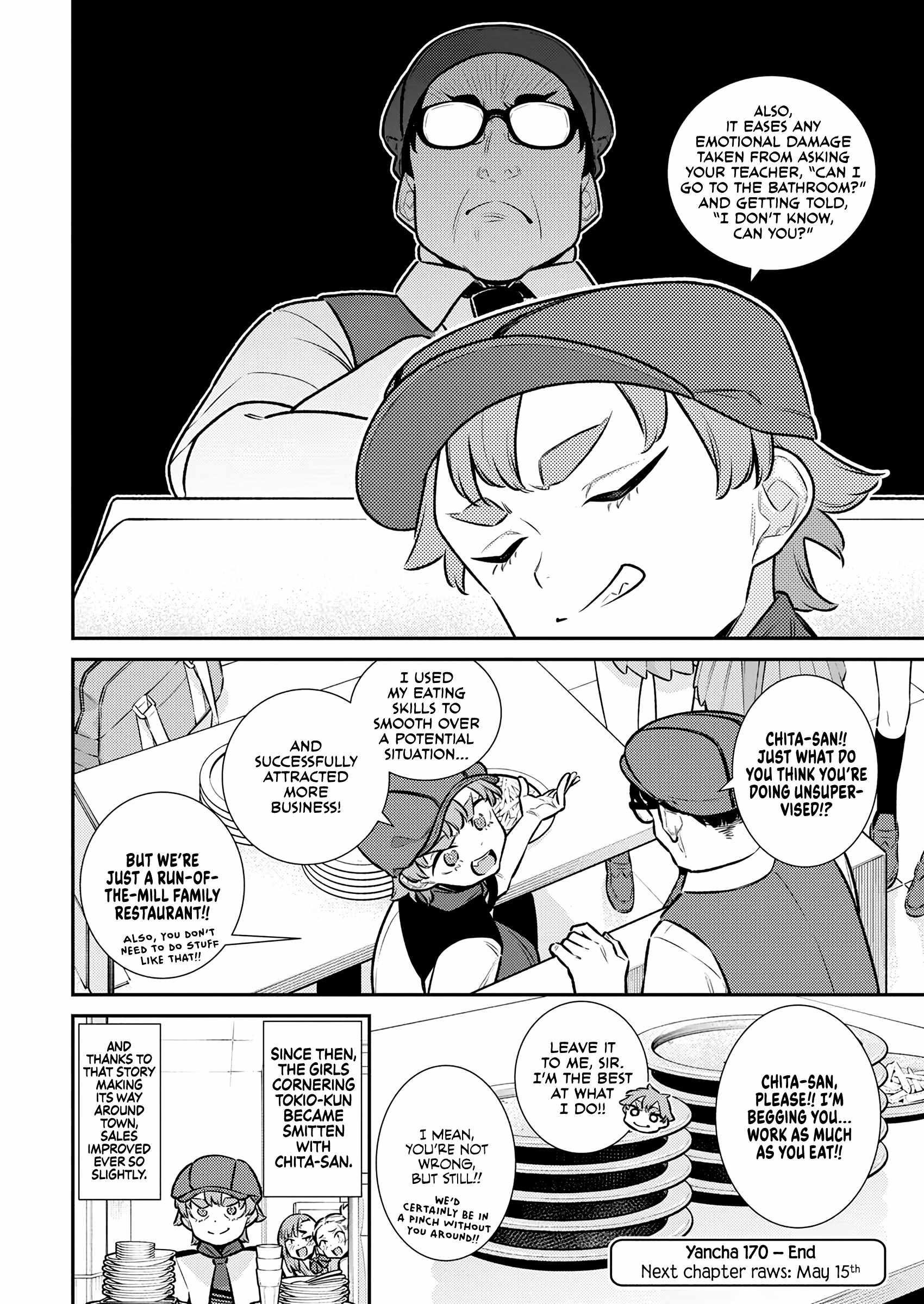 Yancha Gal no Anjou-san Chapter 170 - Page 14 in English
