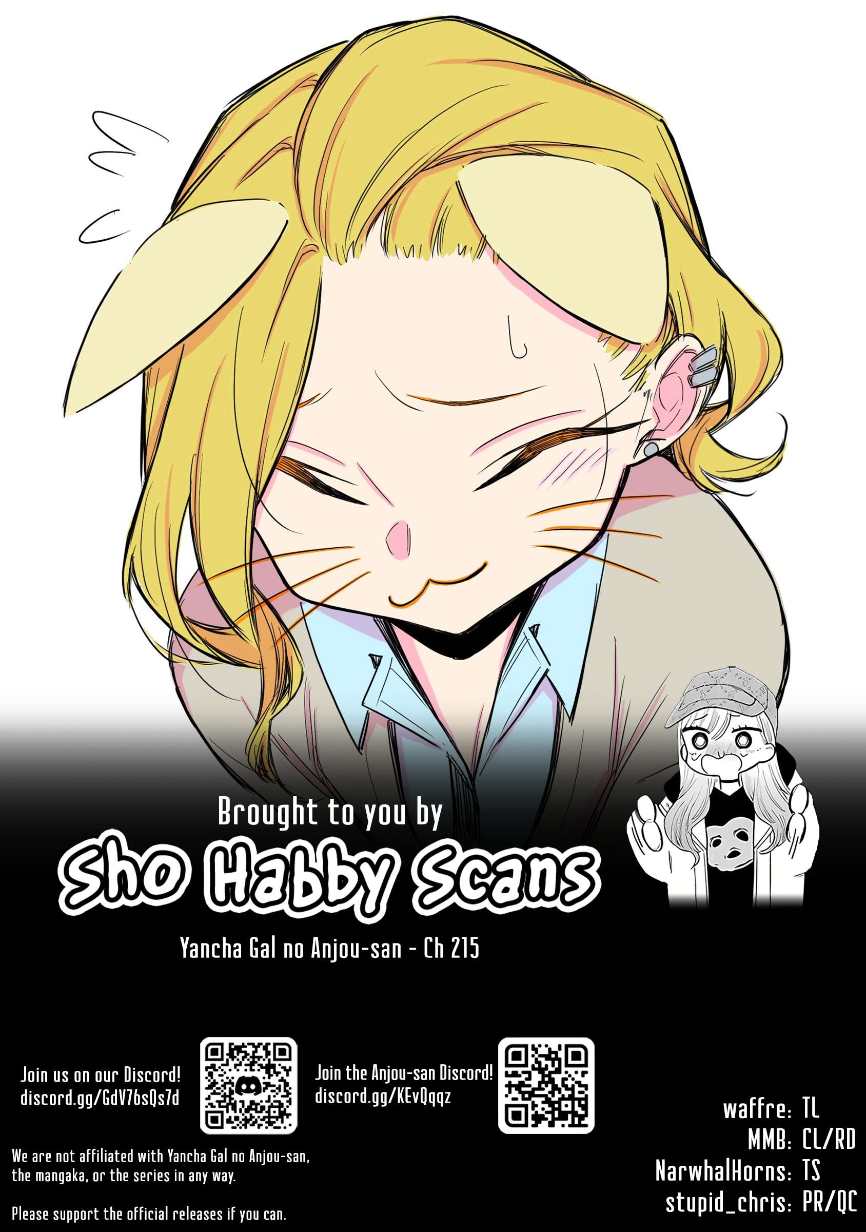 Yancha Gal no Anjou-san Chapter 215 - Page 15 in English