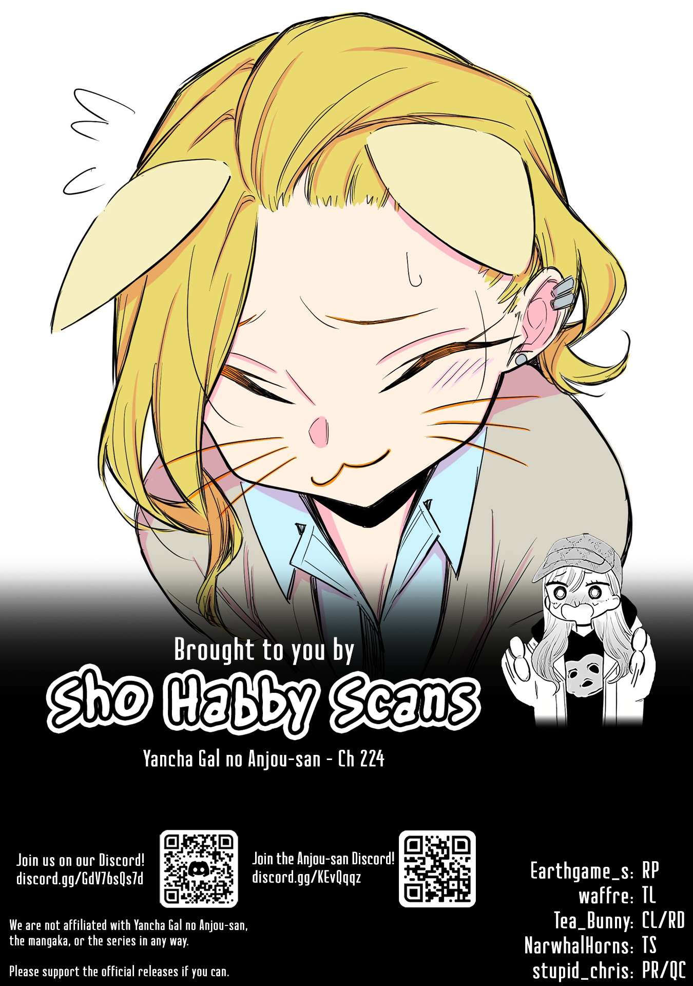 Yancha Gal no Anjou-san Chapter 224 - Page 13 in English