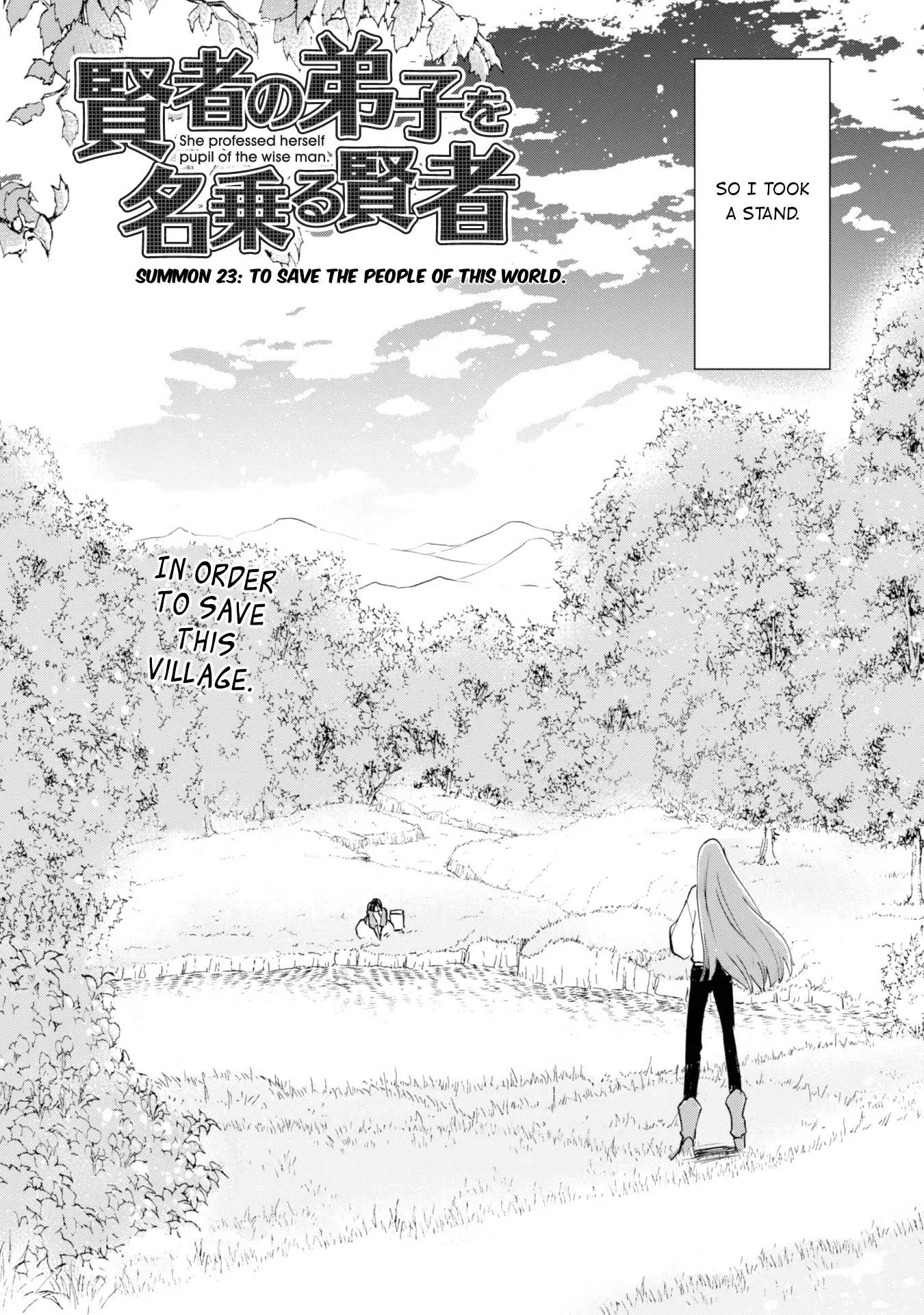 Kenja no Deshi wo Nanoru Kenja Chapter 23 - Page 3 in English