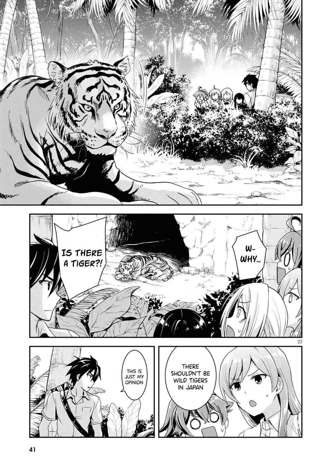 Isekai Yurutto Survival Seikatsu: Gakkou No Minna To Isekai No Mujintou Ni Tenishitakedo Ore Dake Rakushou Desu Chapter 1 - Page 26 in English