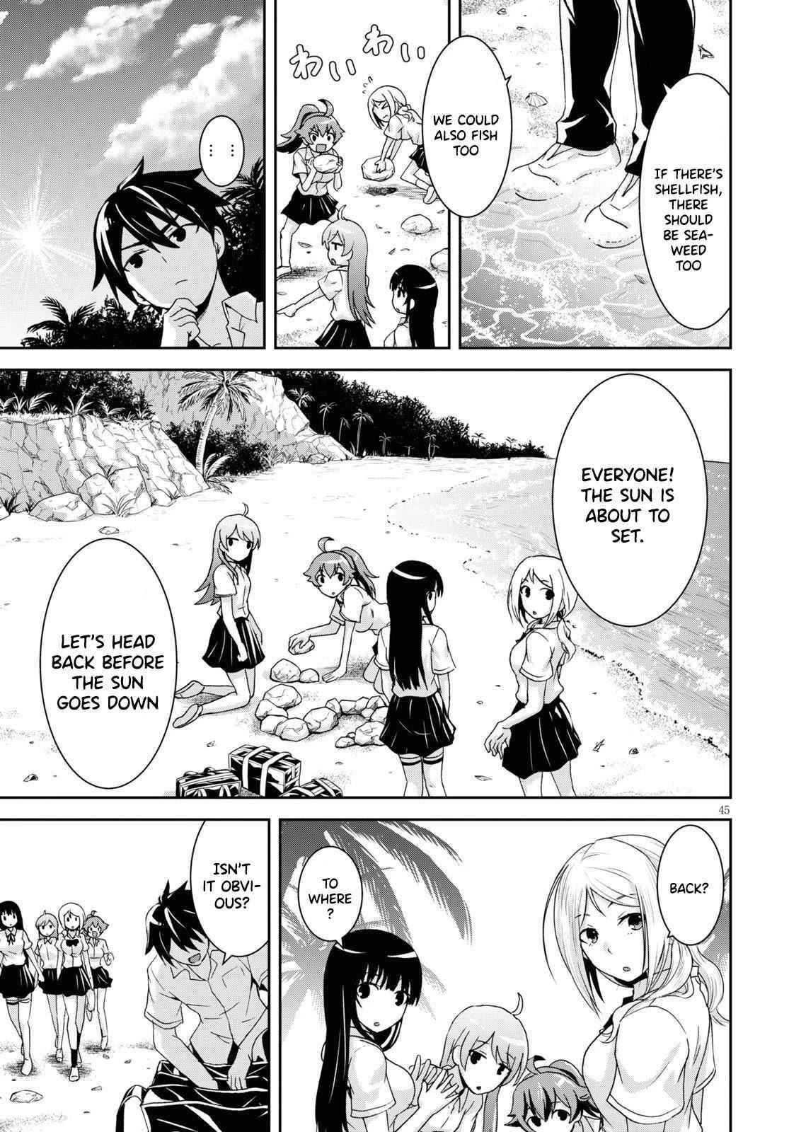 Isekai Yurutto Survival Seikatsu: Gakkou No Minna To Isekai No Mujintou Ni Tenishitakedo Ore Dake Rakushou Desu Chapter 1 - Page 48 in English