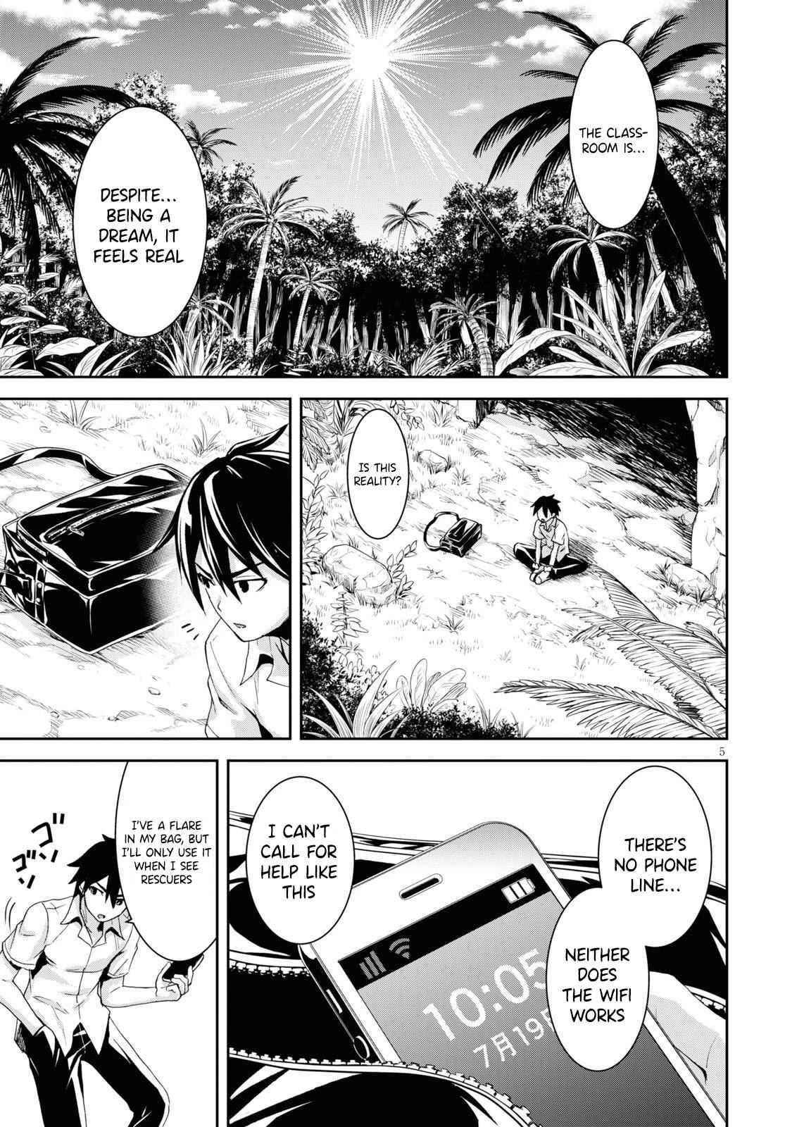 Isekai Yurutto Survival Seikatsu: Gakkou No Minna To Isekai No Mujintou Ni Tenishitakedo Ore Dake Rakushou Desu Chapter 1 - Page 8 in English