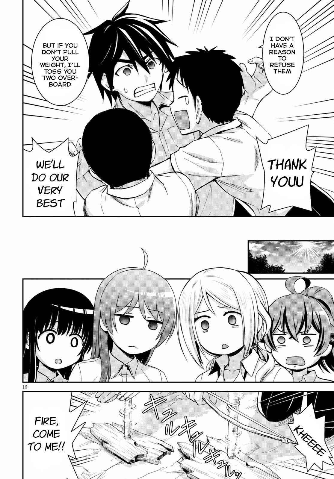 Isekai Yurutto Survival Seikatsu: Gakkou No Minna To Isekai No Mujintou Ni Tenishitakedo Ore Dake Rakushou Desu Chapter 12 - Page 15 in English