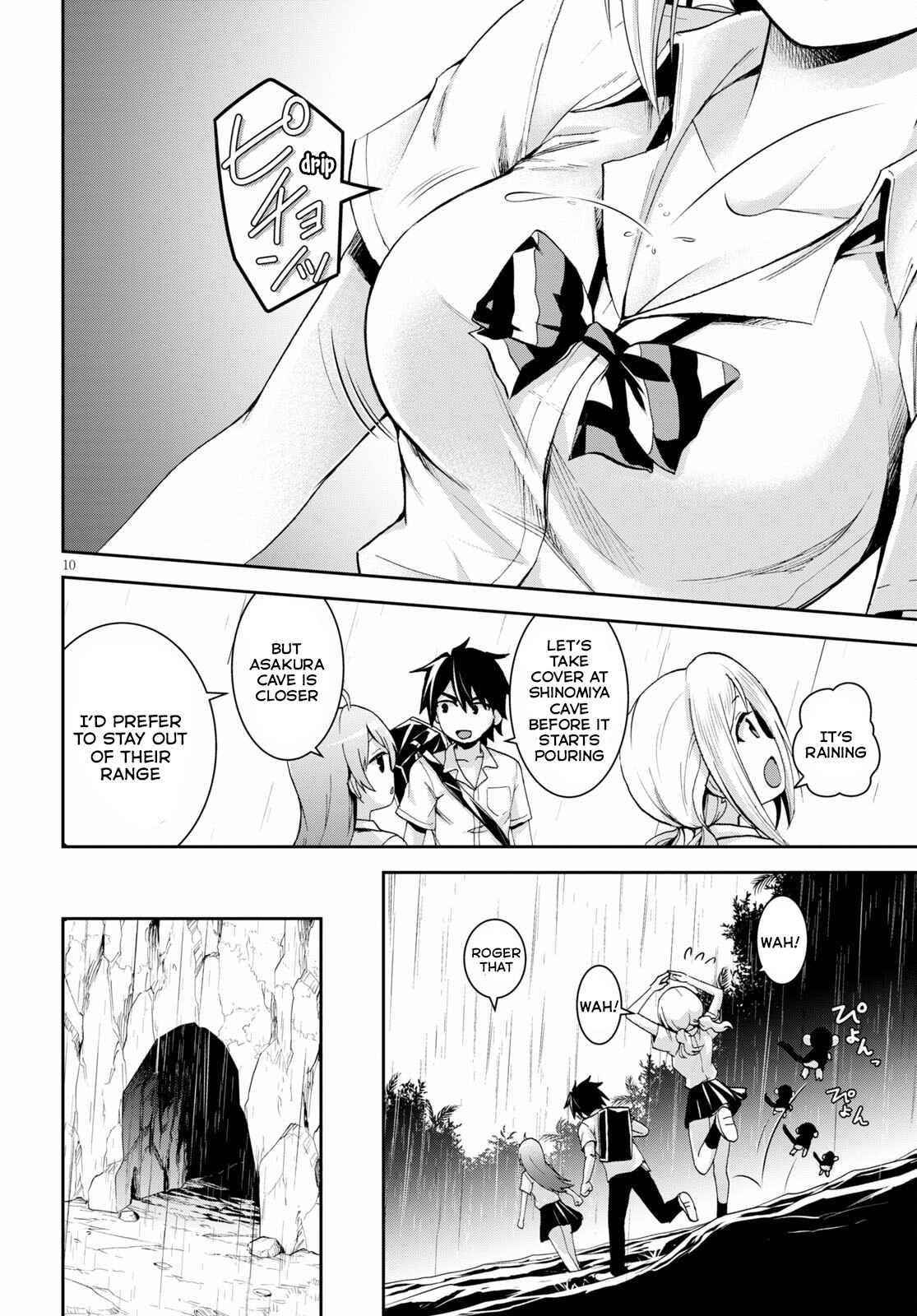 Isekai Yurutto Survival Seikatsu: Gakkou No Minna To Isekai No Mujintou Ni Tenishitakedo Ore Dake Rakushou Desu Chapter 14 - Page 10 in English