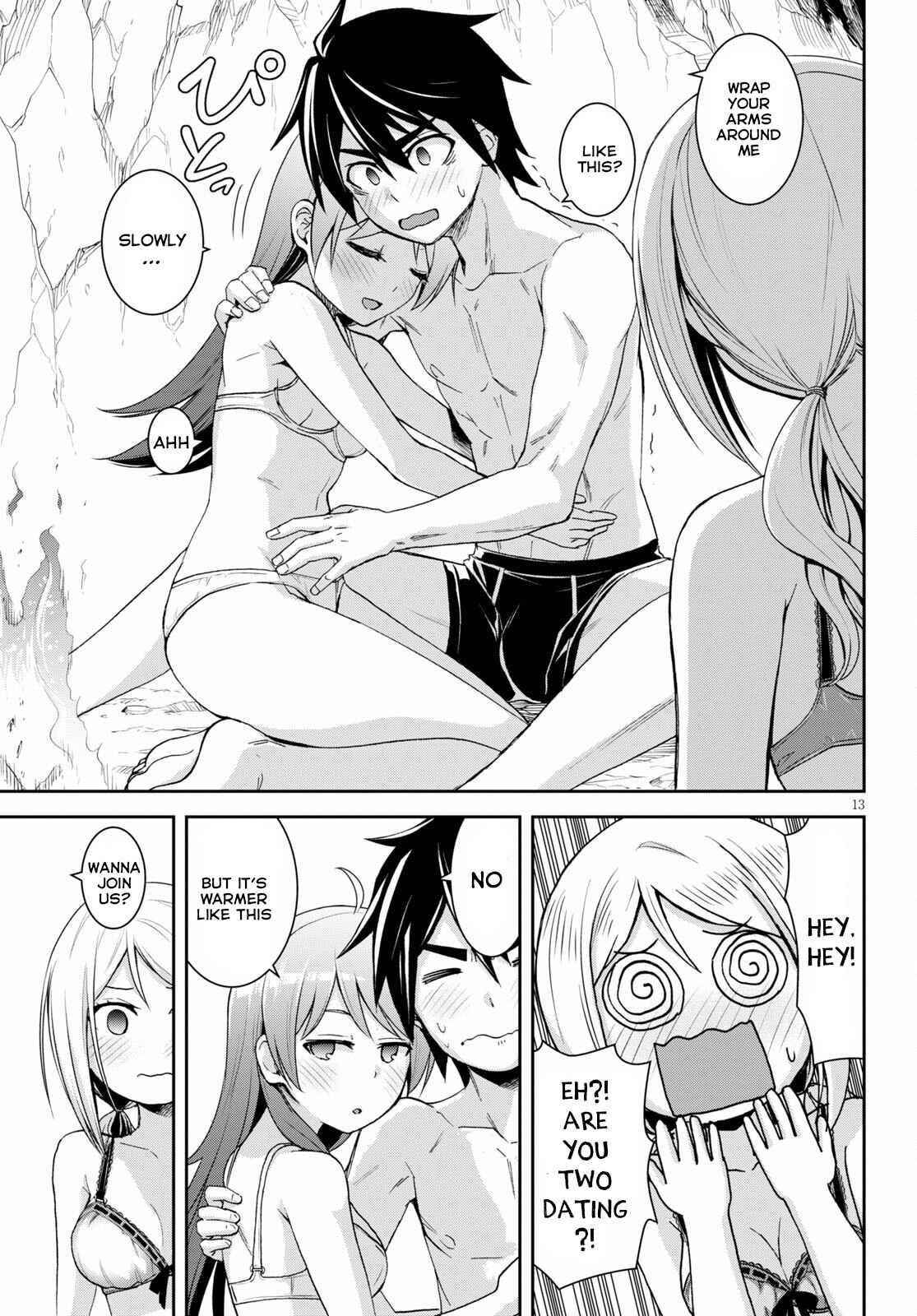 Isekai Yurutto Survival Seikatsu: Gakkou No Minna To Isekai No Mujintou Ni Tenishitakedo Ore Dake Rakushou Desu Chapter 14 - Page 13 in English