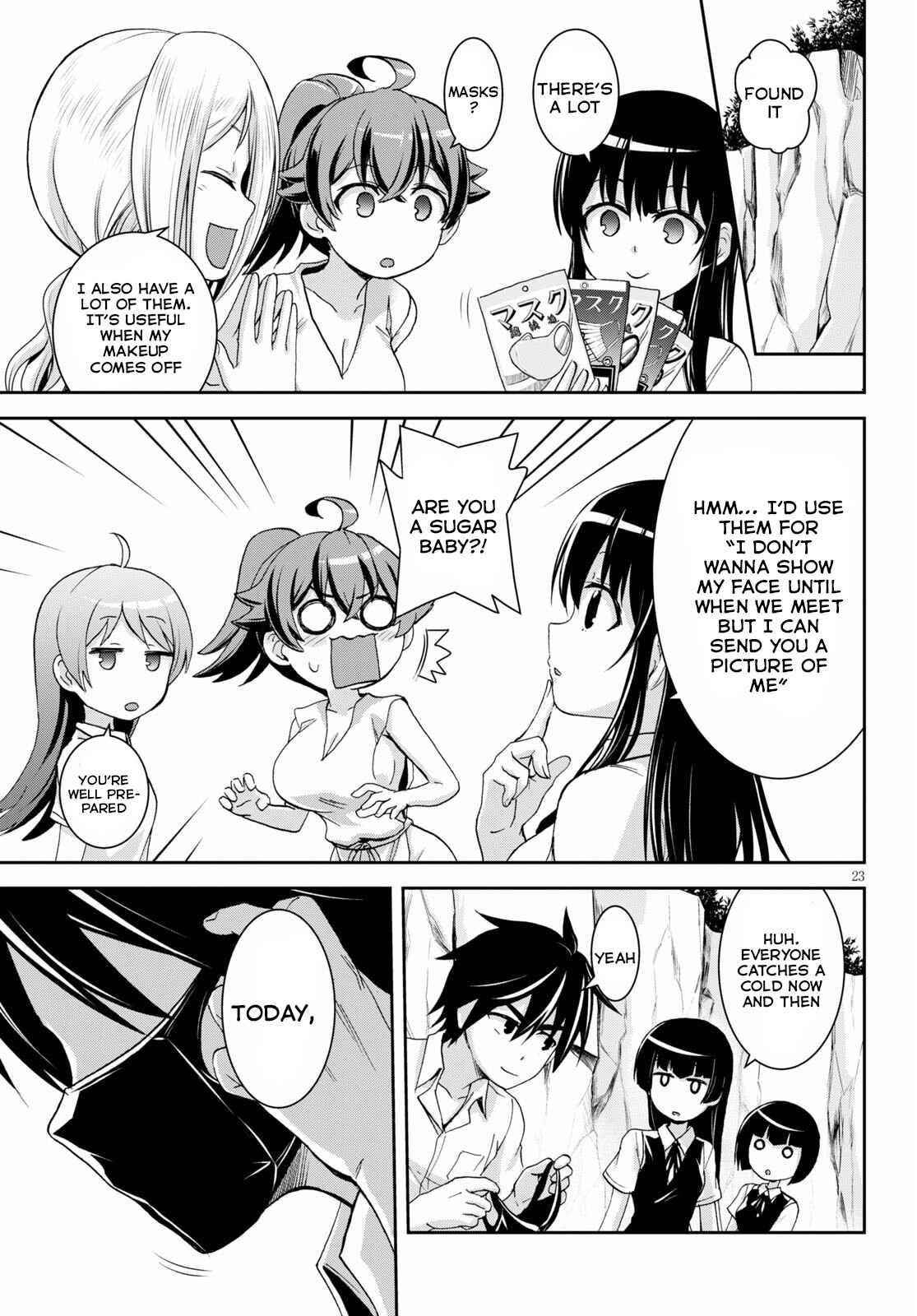 Isekai Yurutto Survival Seikatsu: Gakkou No Minna To Isekai No Mujintou Ni Tenishitakedo Ore Dake Rakushou Desu Chapter 14 - Page 23 in English