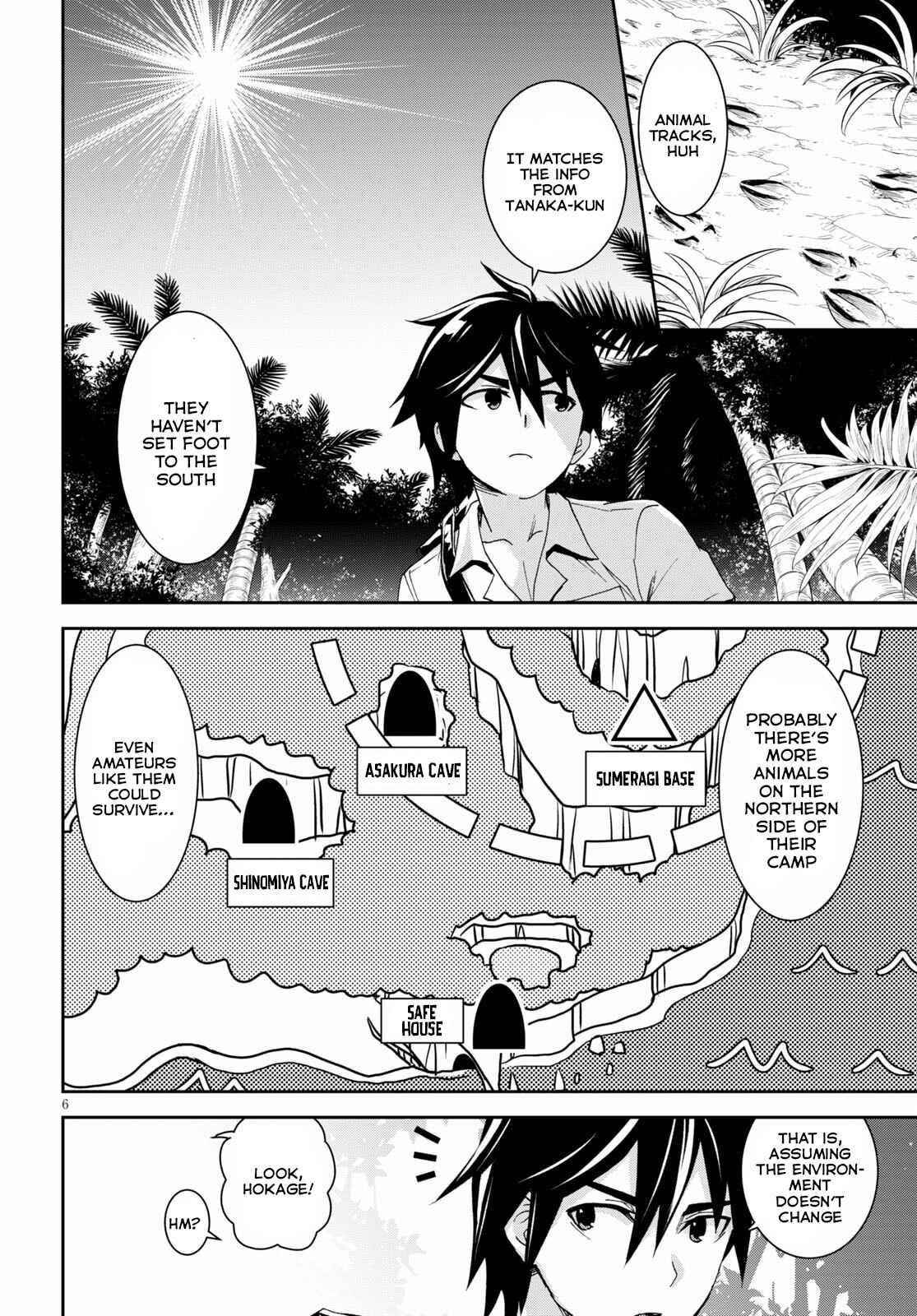 Isekai Yurutto Survival Seikatsu: Gakkou No Minna To Isekai No Mujintou Ni Tenishitakedo Ore Dake Rakushou Desu Chapter 14 - Page 6 in English