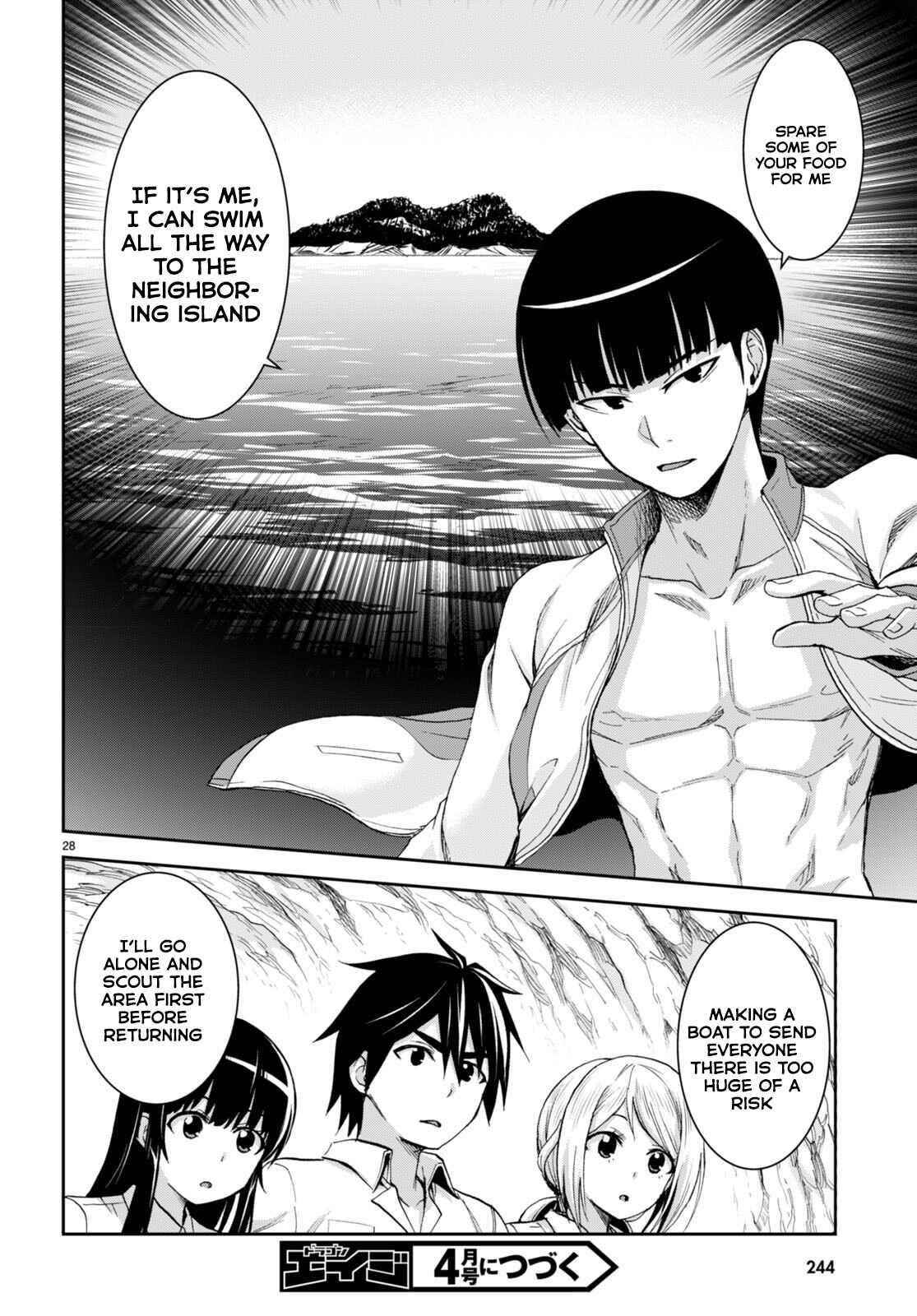 Isekai Yurutto Survival Seikatsu: Gakkou No Minna To Isekai No Mujintou Ni Tenishitakedo Ore Dake Rakushou Desu Chapter 16 - Page 28 in English