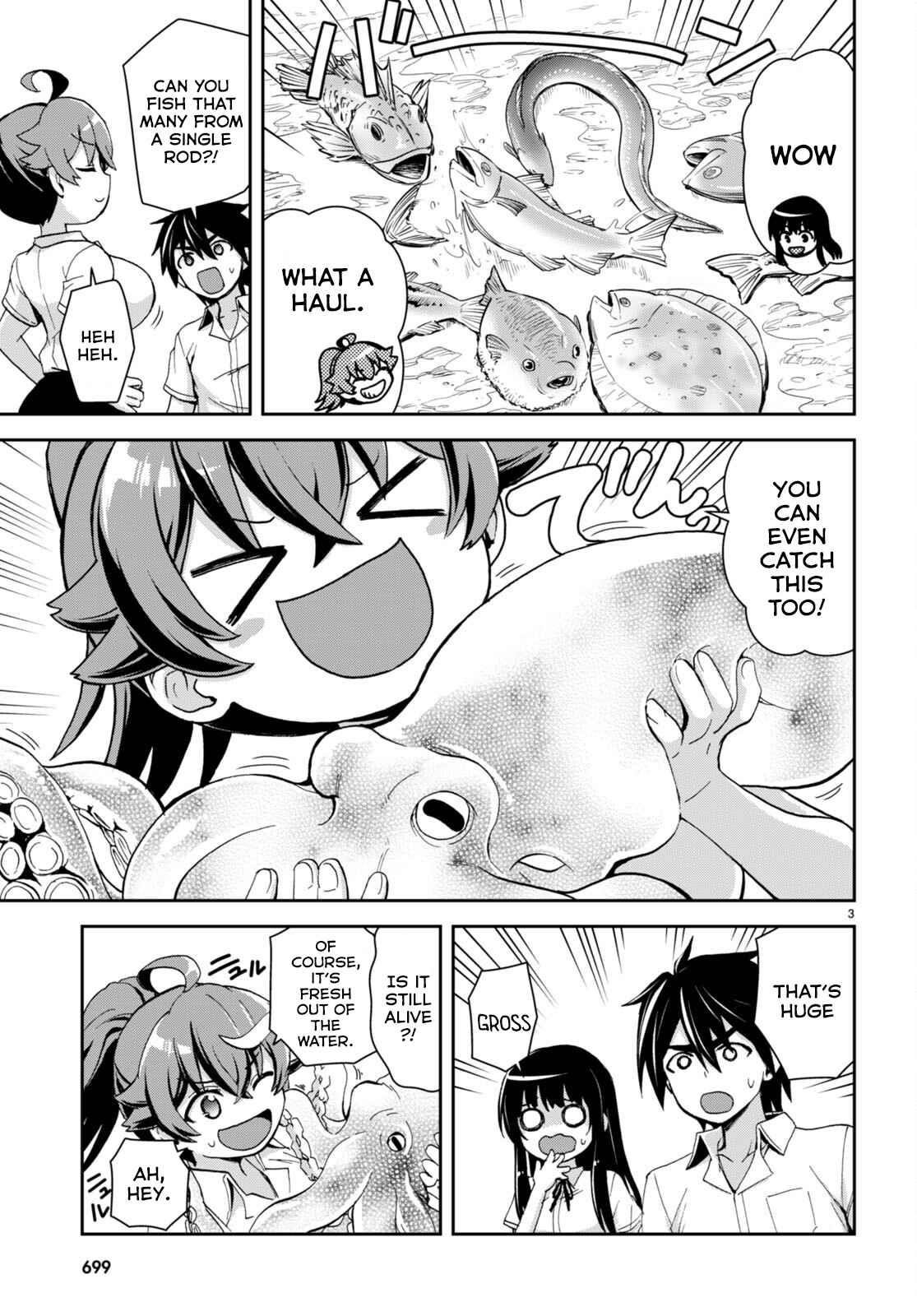Isekai Yurutto Survival Seikatsu: Gakkou No Minna To Isekai No Mujintou Ni Tenishitakedo Ore Dake Rakushou Desu Chapter 18 - Page 3 in English