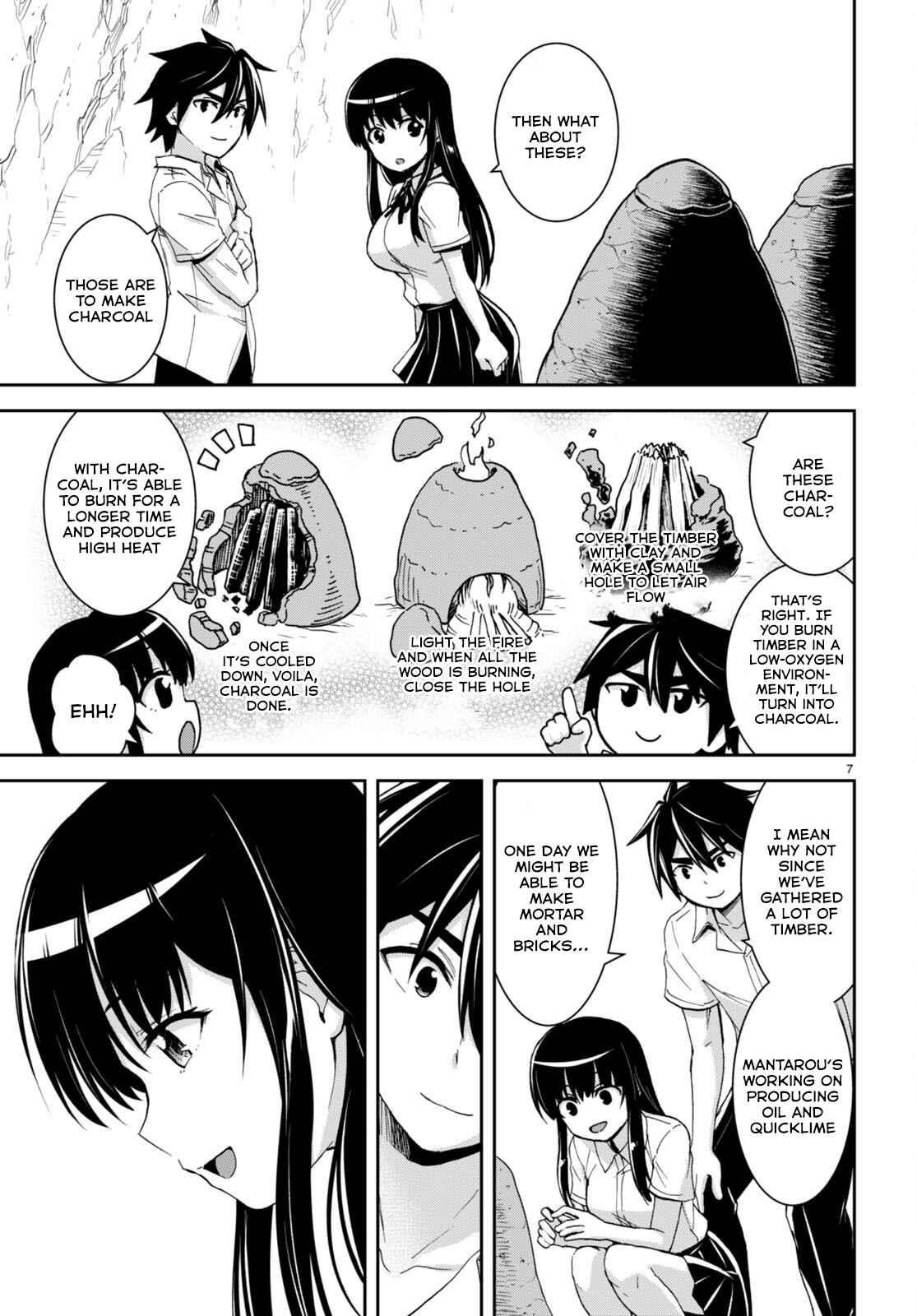 Isekai Yurutto Survival Seikatsu: Gakkou No Minna To Isekai No Mujintou Ni Tenishitakedo Ore Dake Rakushou Desu Chapter 18 - Page 7 in English