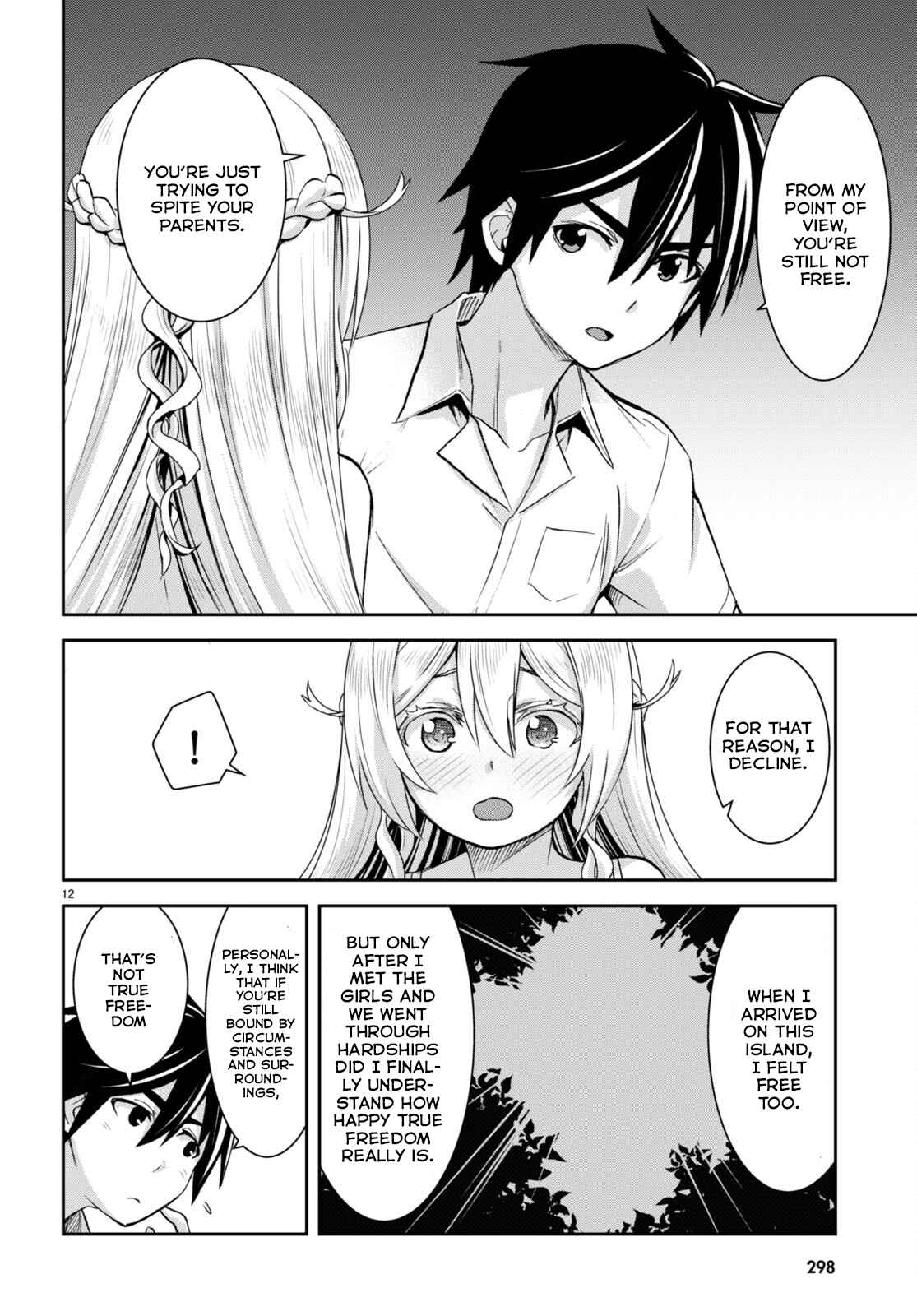 Isekai Yurutto Survival Seikatsu: Gakkou No Minna To Isekai No Mujintou Ni Tenishitakedo Ore Dake Rakushou Desu Chapter 19 - Page 14 in English